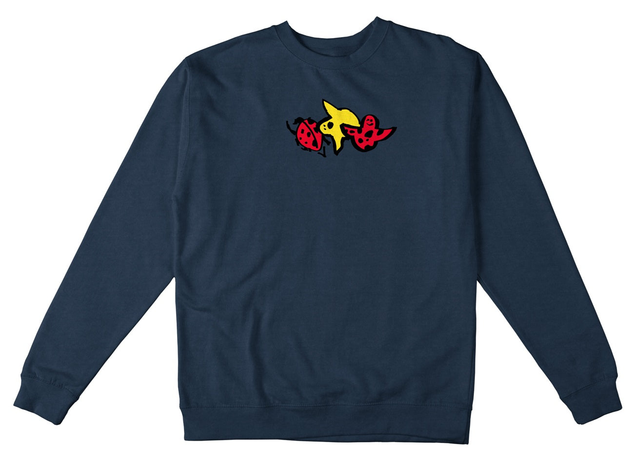 Krooked Lady Bug Crewneck Herren Crewneck Krooked Skateboards