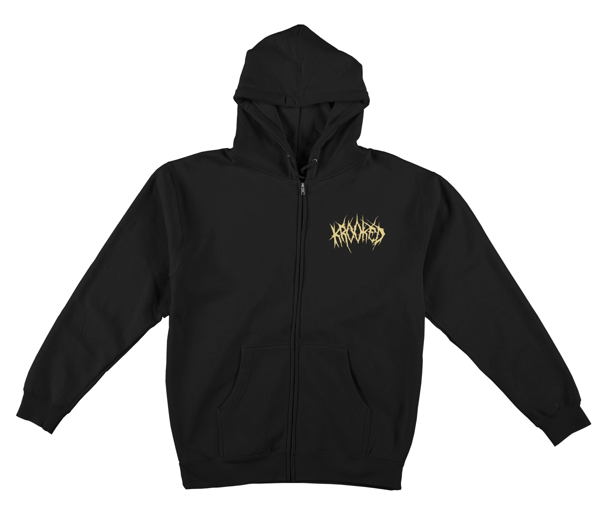 Krooked Necro-Shmoo Zip Hoodie Herren Hoodie Krooked Skateboards
