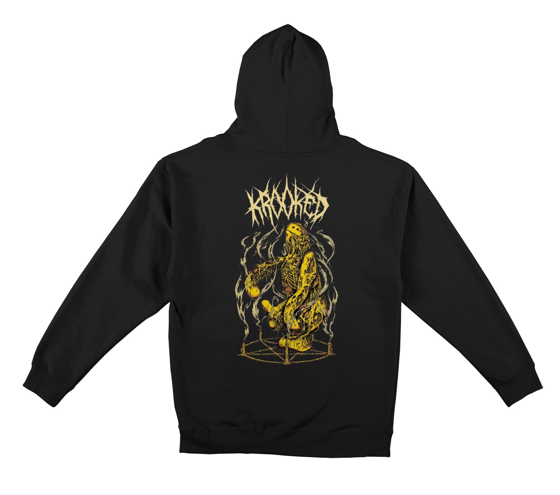 Krooked Necro-Shmoo Zip Hoodie Herren Hoodie Krooked Skateboards