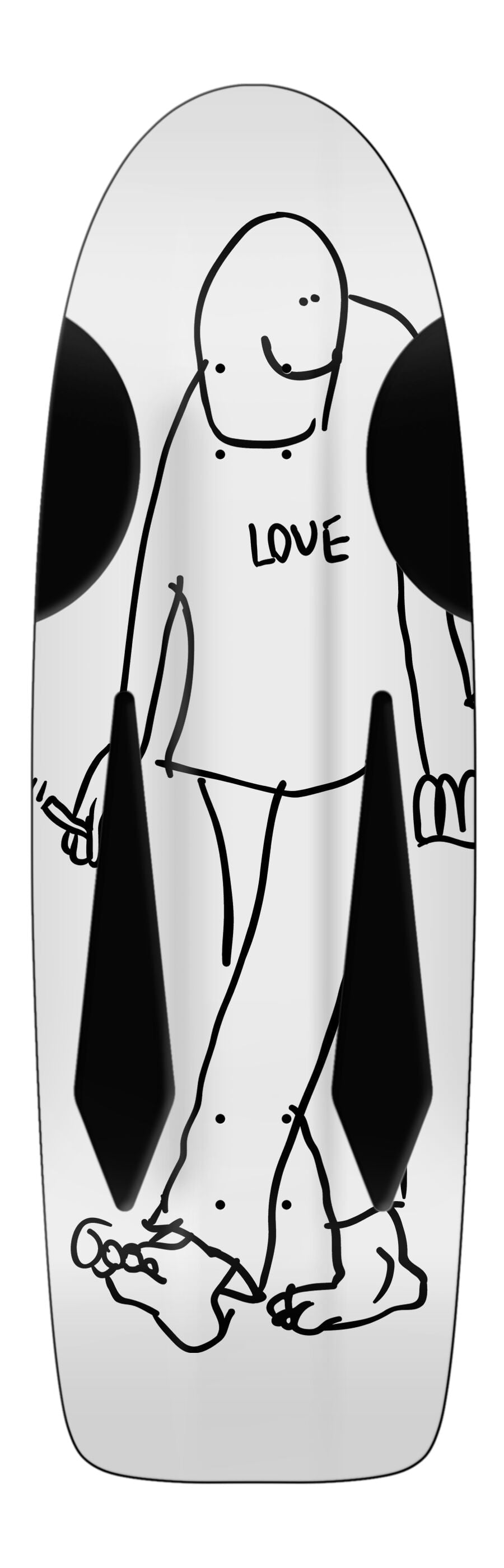 Krooked Skateshop Day "Love Beamer" Deck - 10.75" Decks Krooked Skateboards