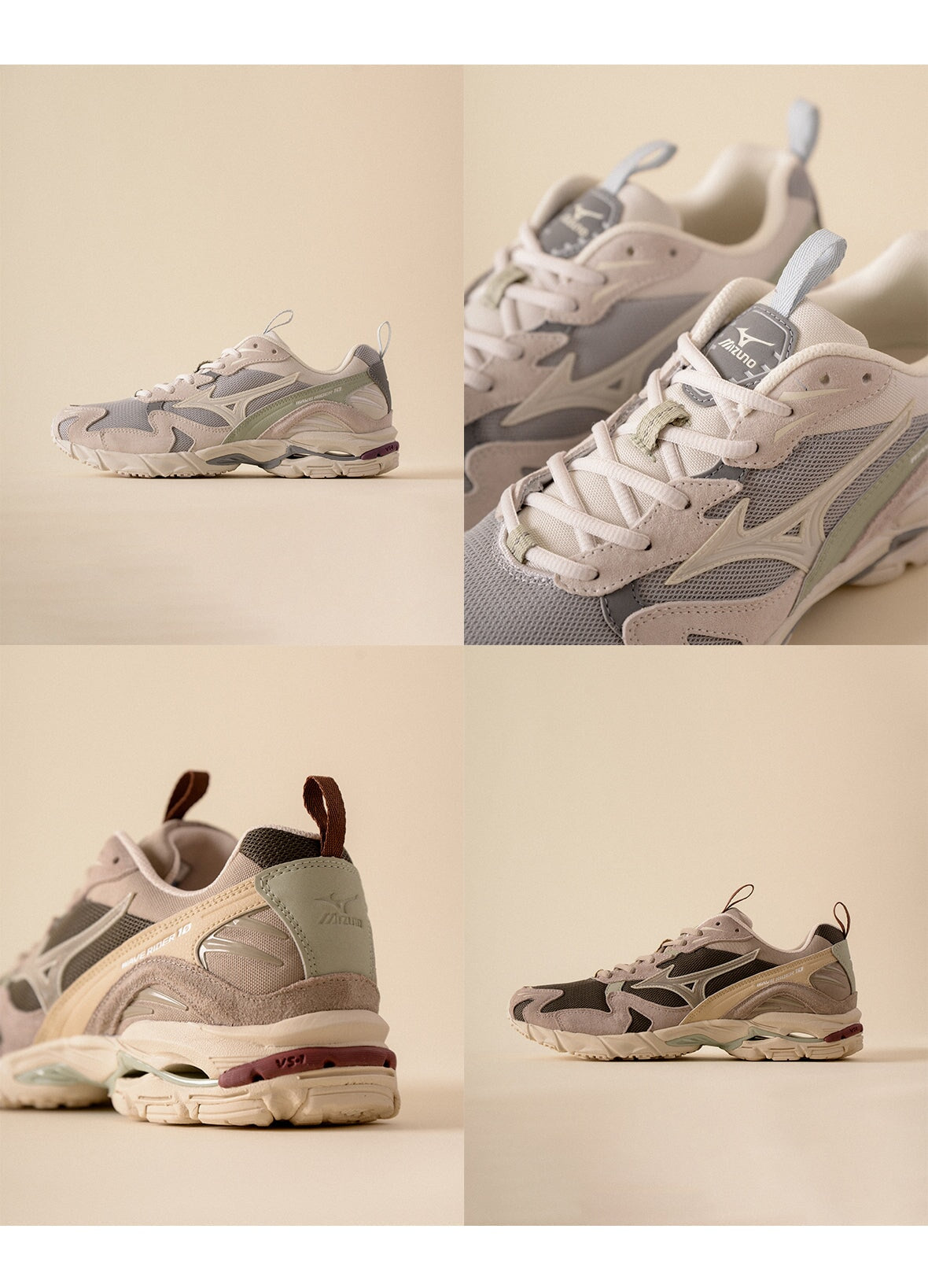 Mizuno Wave Rider 10 Premium Sneaker Herren Sneakers Mizuno