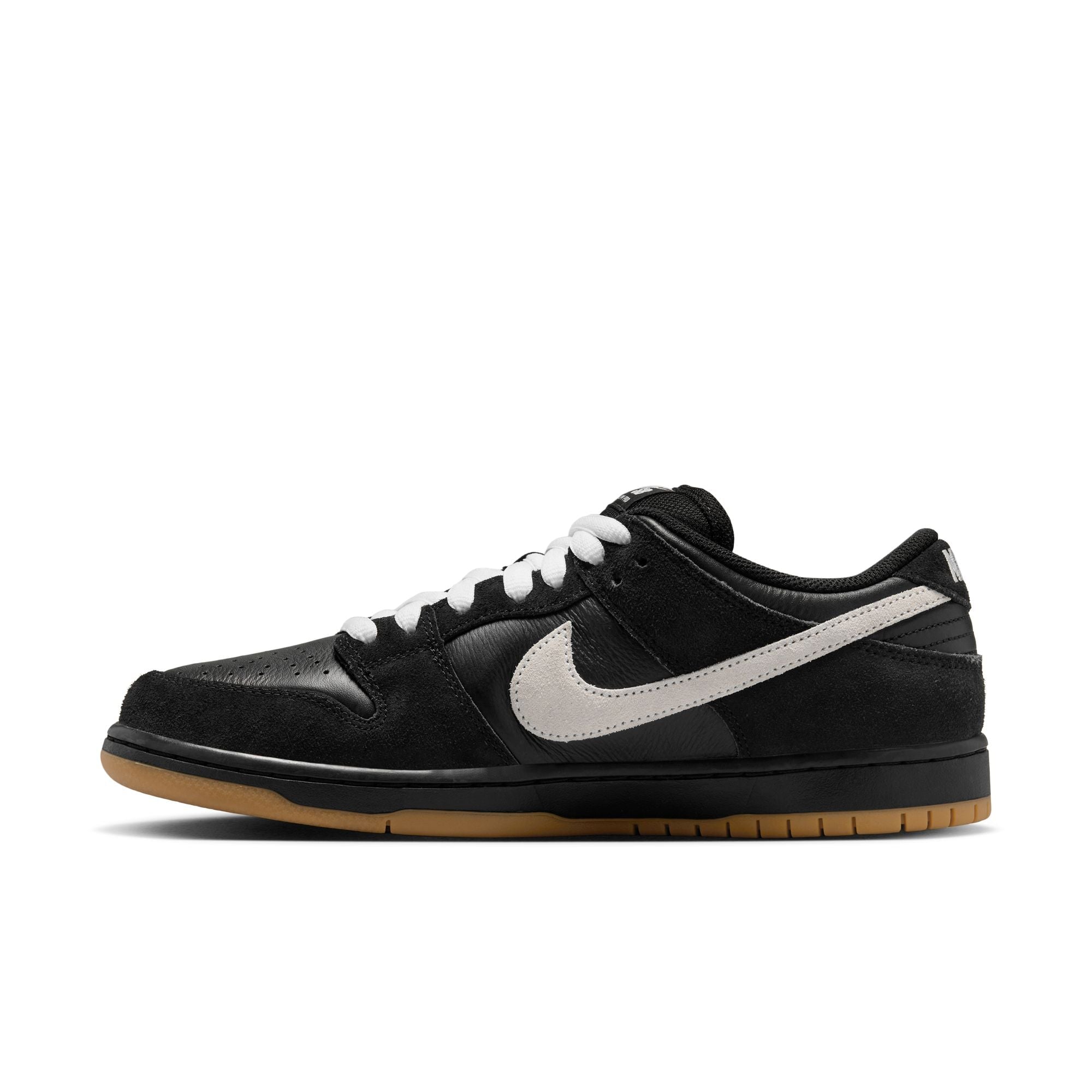 Nike Dunk Low Pro SB Black White Gum 2025 Skate Schuhe Skate-Sneakers Nike Skateboarding