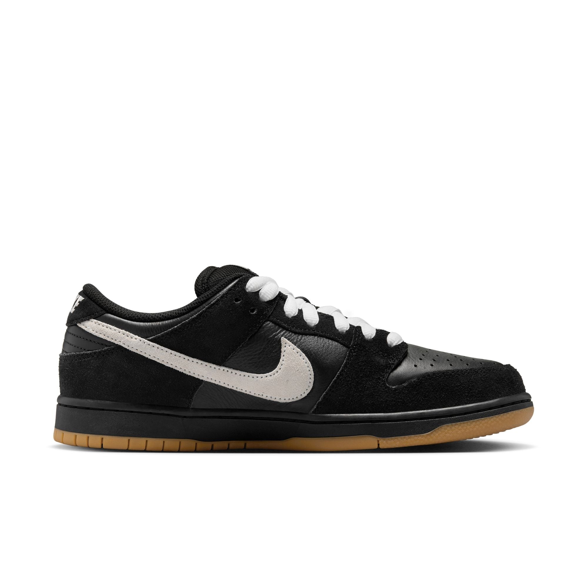 Nike Dunk Low Pro SB Black White Gum 2025 Skate Schuhe Skate-Sneakers Nike Skateboarding