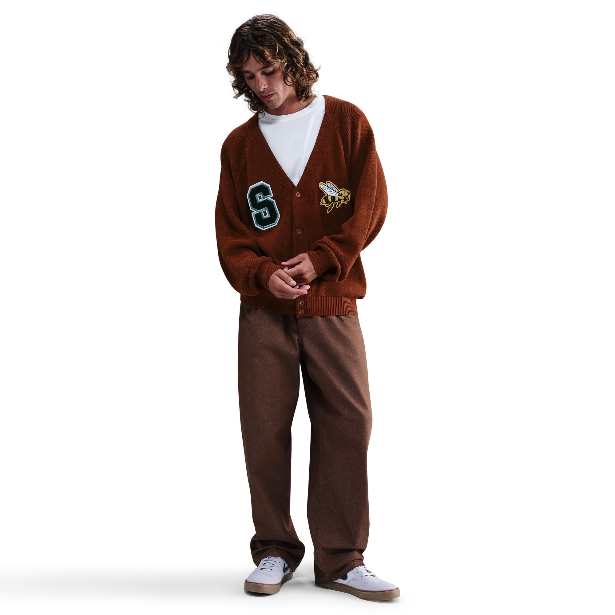 Nike SB Collegial Cardigan Pullover Herren Strickpullover Nike Skateboarding