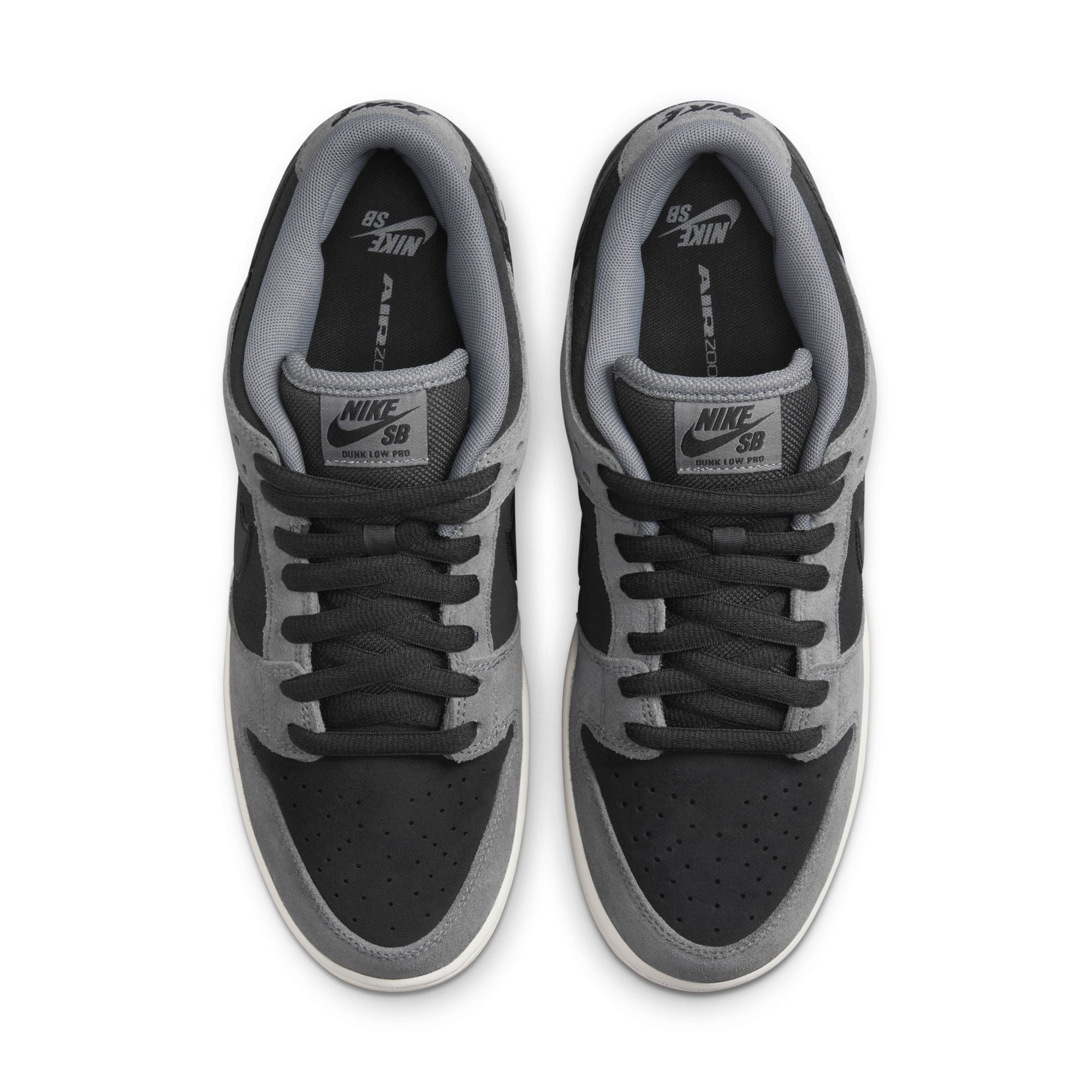 Nike SB Dunk Low Pro Black & Smoke Grey Skate Schuhe Skate-Sneakers Nike Skateboarding