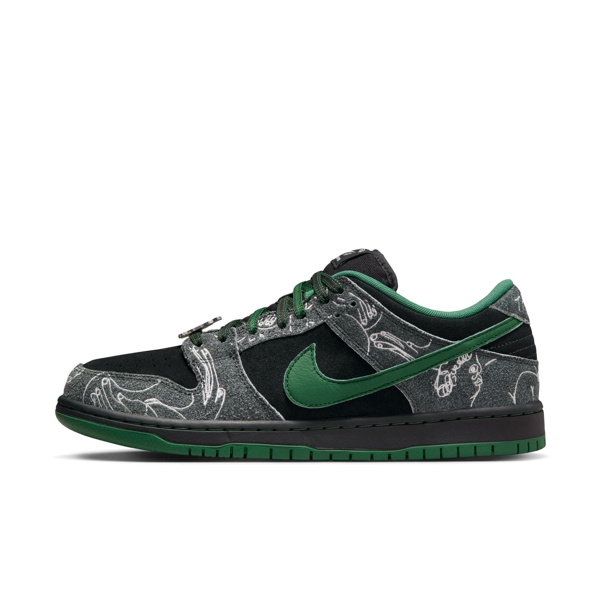 Nike SB Dunk Low Pro QS "THERE Skateboards" Skate Schuhe Herren Skate-Sneakers Nike Skateboarding