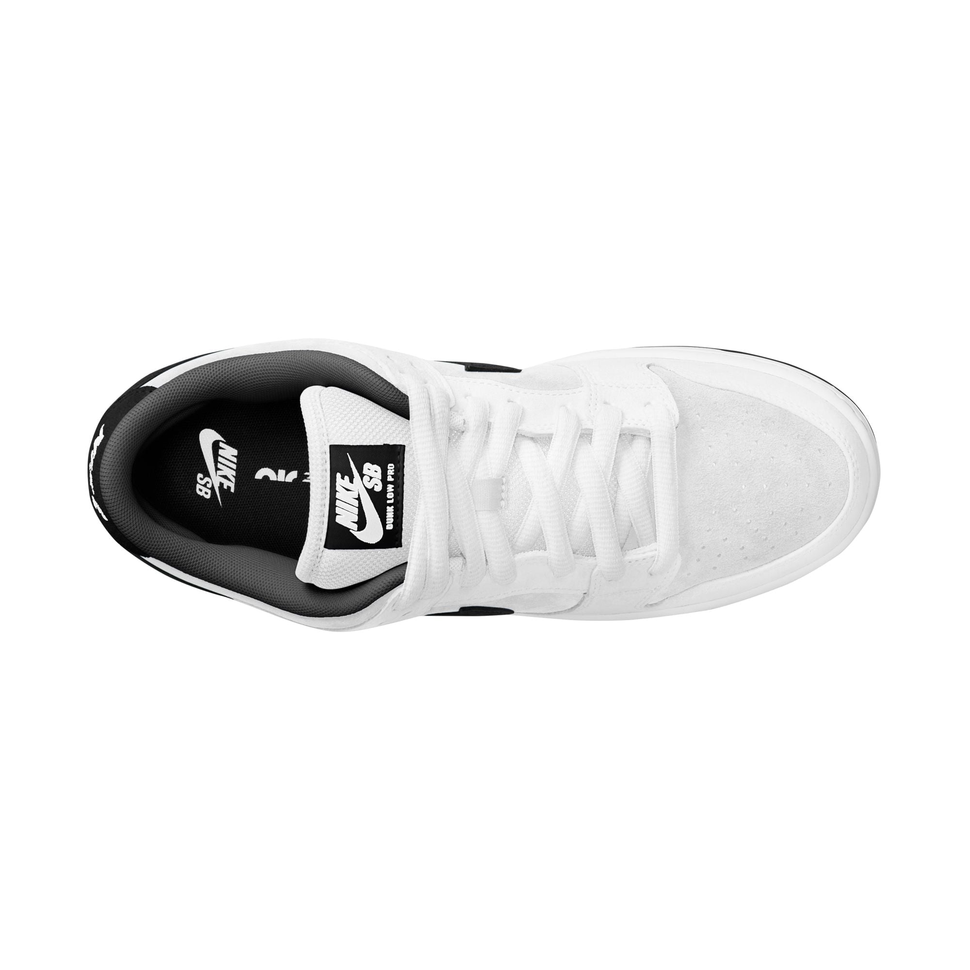 Nike SB Dunk Low White Black 2025 Skate Schuhe Skate-Sneakers Nike Skateboarding