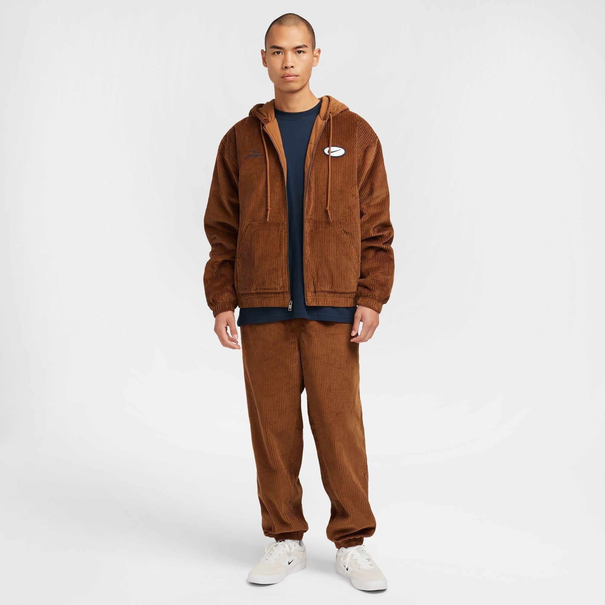 Nike SB Hip Cord Zipjacke Herren Kapuzenjacke Nike Skateboarding