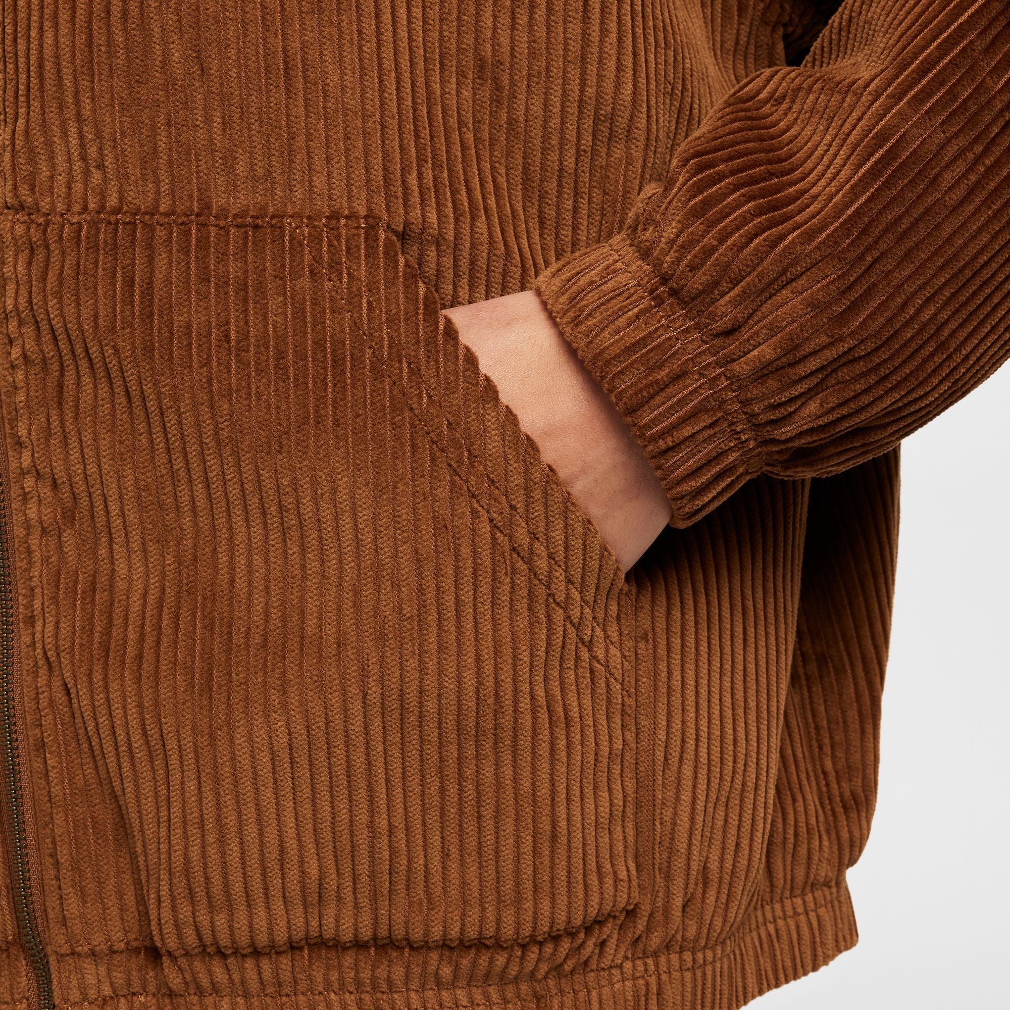 Nike SB Hip Cord Zipjacke Herren Kapuzenjacke Nike Skateboarding