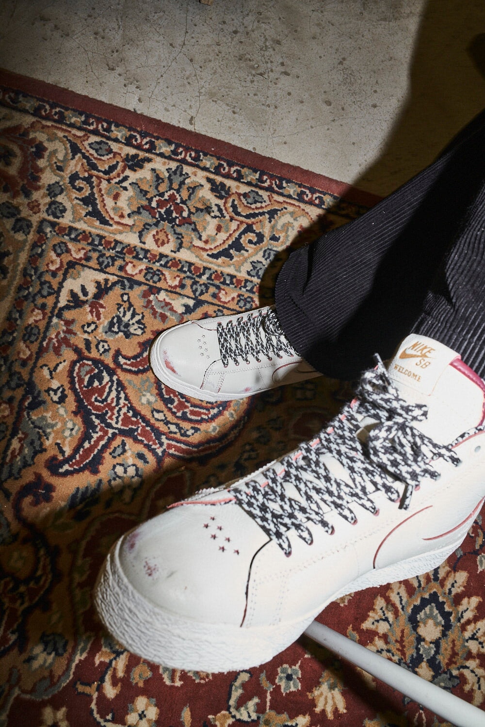 Nike SB x "Welcome Madrid" Blazer Mid Skate Schuhe Unisex Skate-Sneakers Nike Skateboarding