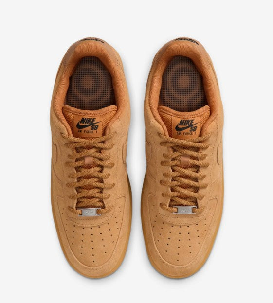 Nike SB Air Force 1 Flax/Black/Gum Light Bild 3