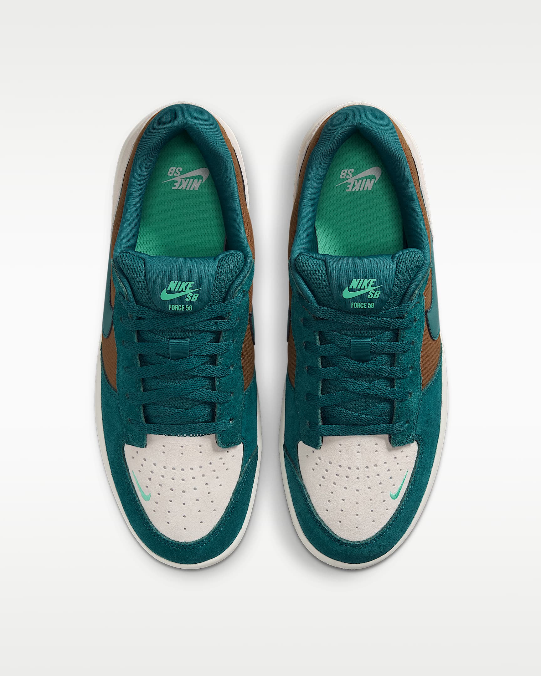 Nike SB Force 58 Mosswood Brown/Geode Bild 4