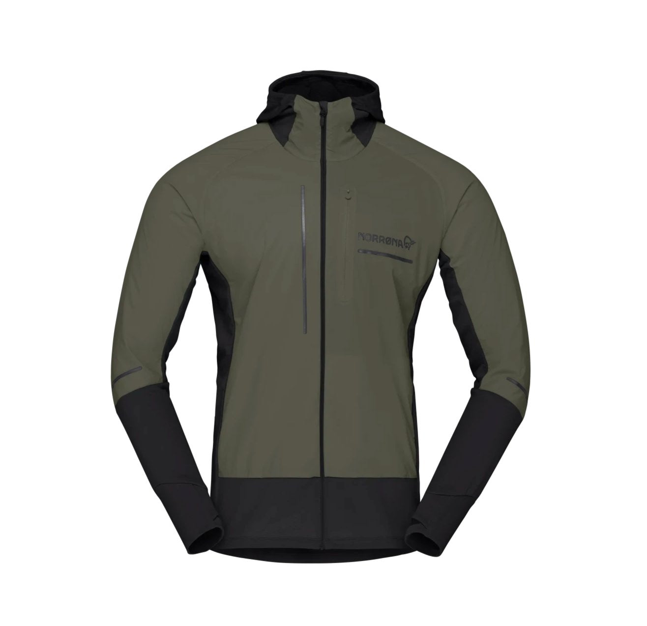 Norrona Senja Alpha90 Hood Fleecejacke Herren Fleecejacke Norrona