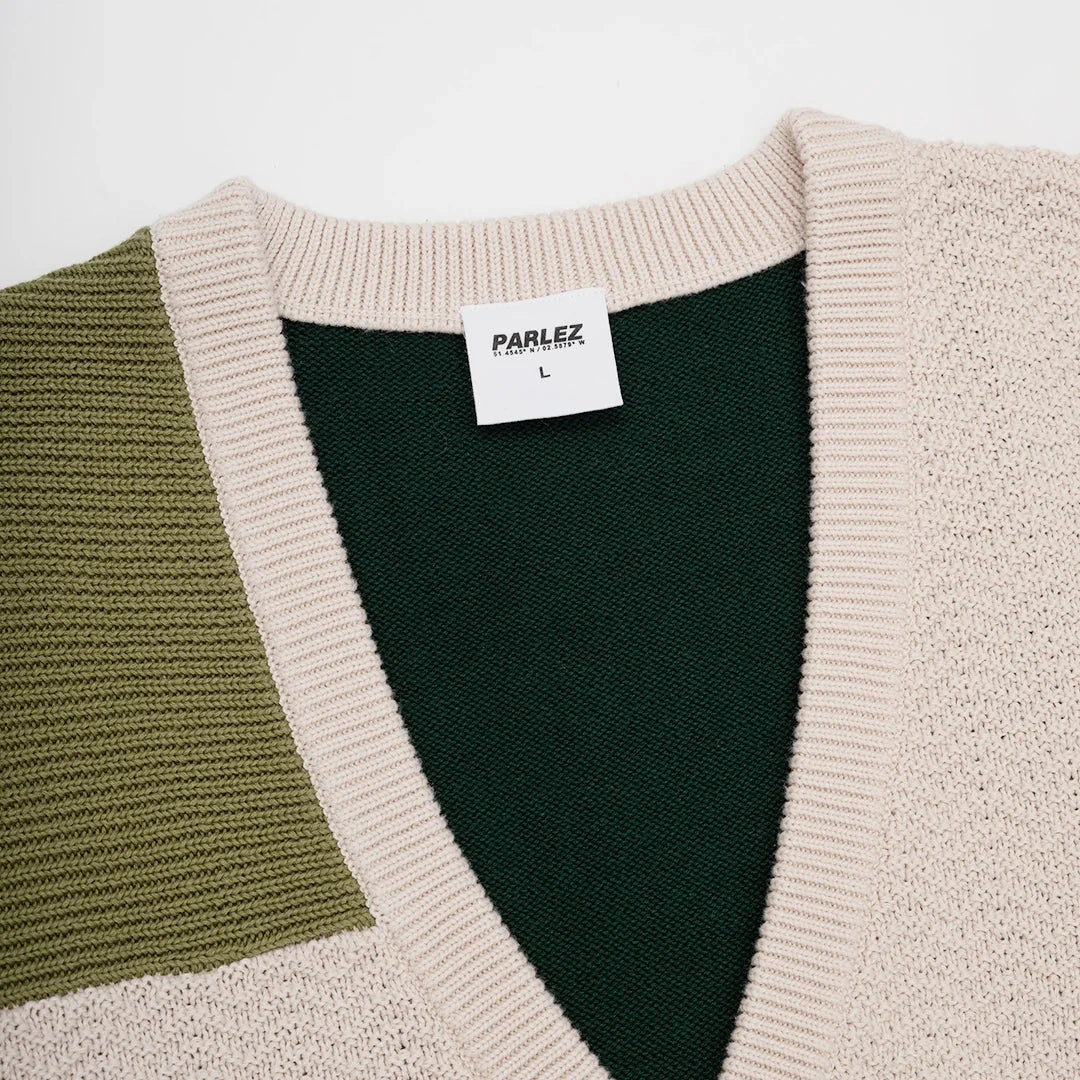 Parlez Flinton Knit Strickjacke Herren Strickpullover Parlez