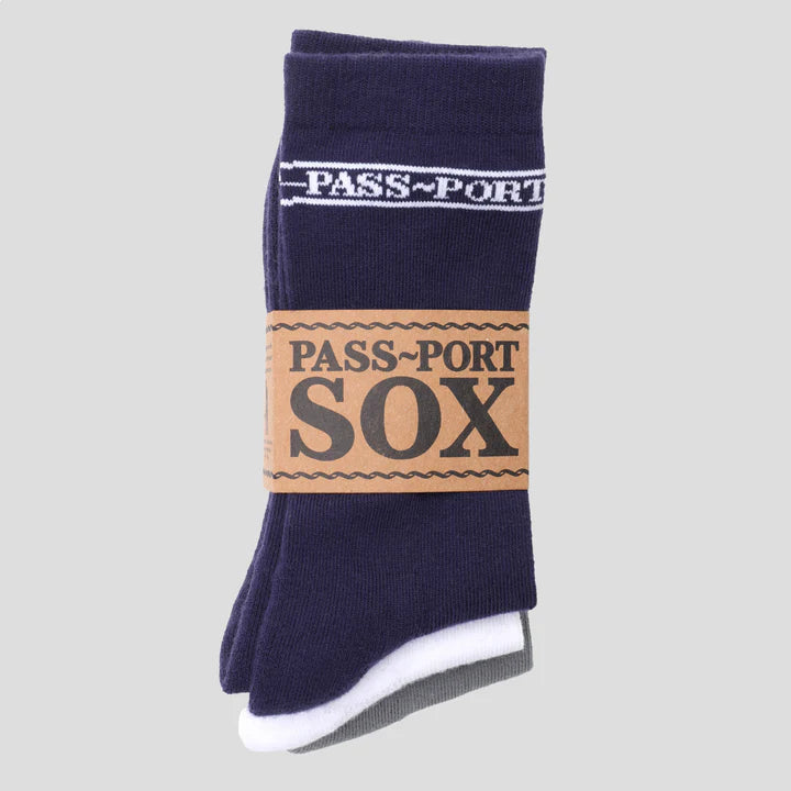 Pass~Port Hi Socken 3-Pack Socken lang Passport Skateboards
