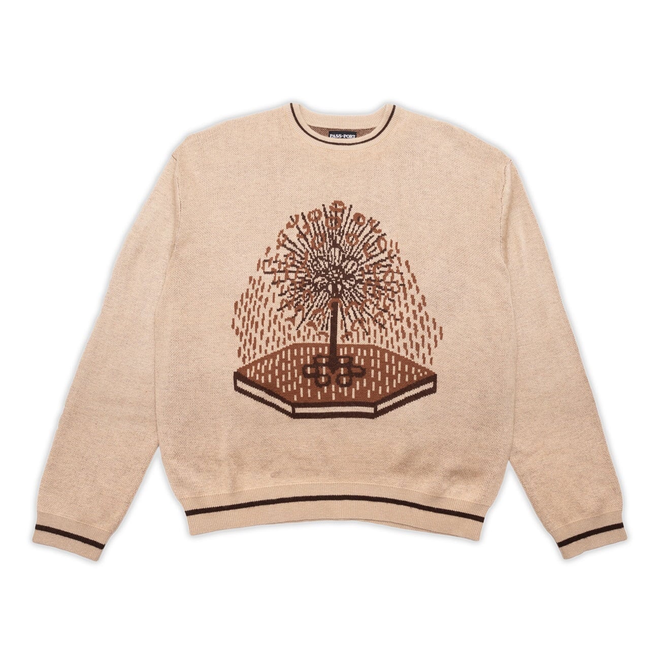 Pass~Port Kings X Fountain Mohair Knit Herren Strickpullover Stil-Laden