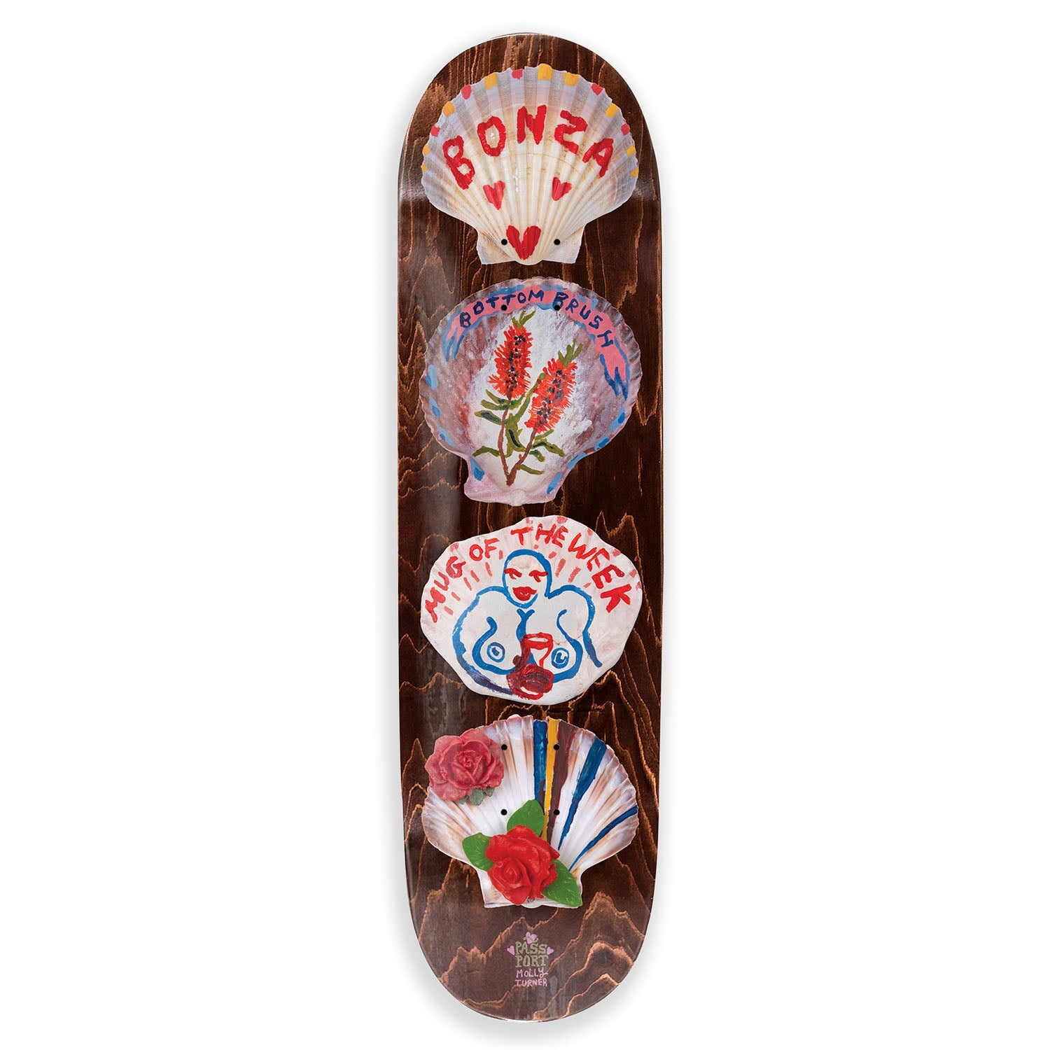 Pass~Port Molly Turner Series Shells Deck - 8.5" Decks Passport Skateboards