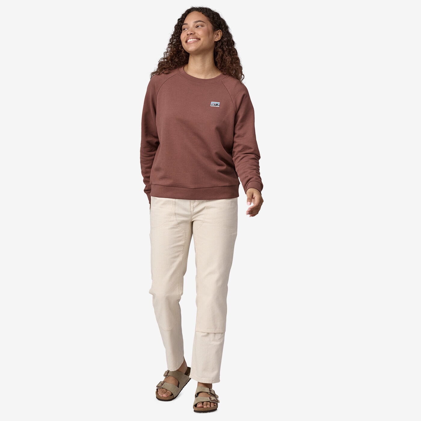 Patagonia Regenerative Organic Certified Cotton Essential Top Damen Crewneck Patagonia