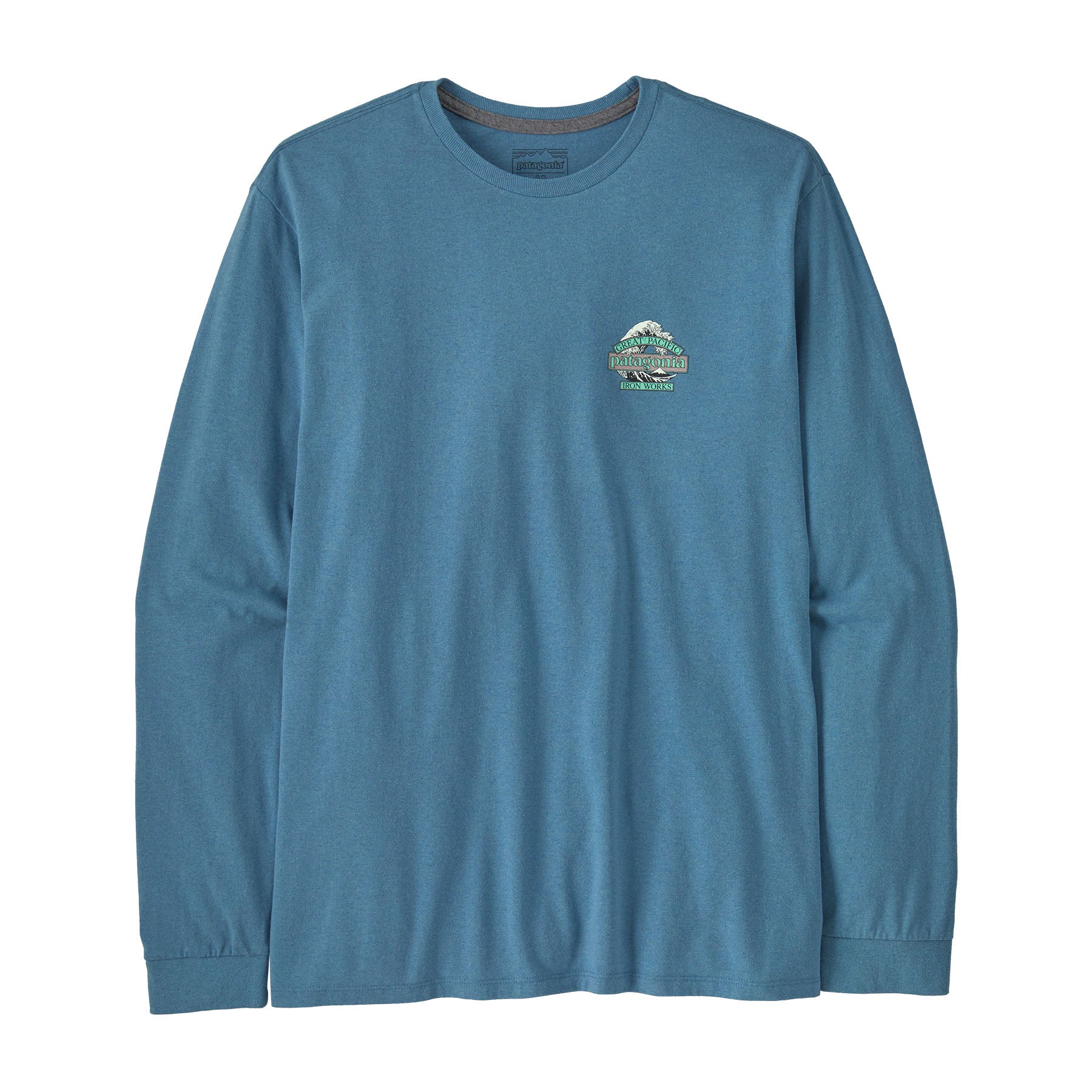 Ms LS Great Waves Responsibili-Tee Shore Blue Bild 1