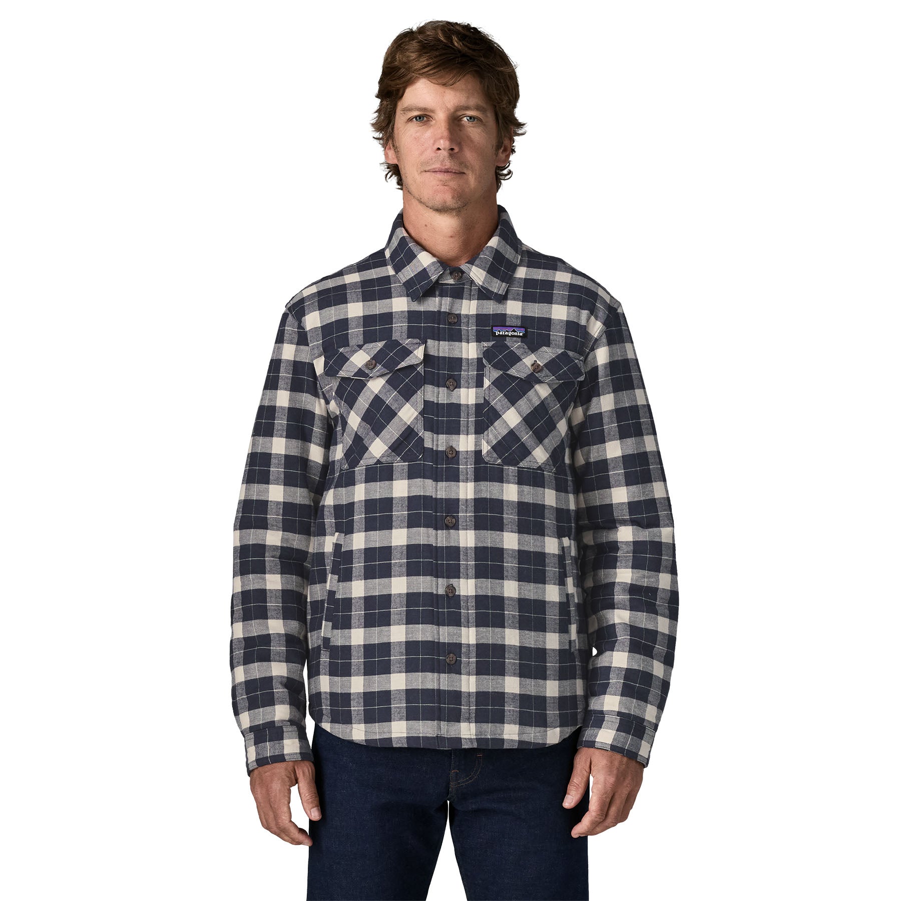 Ms LW Insulated Fjord Flannel Shirt Evergreen Fjord Smol Bild 2