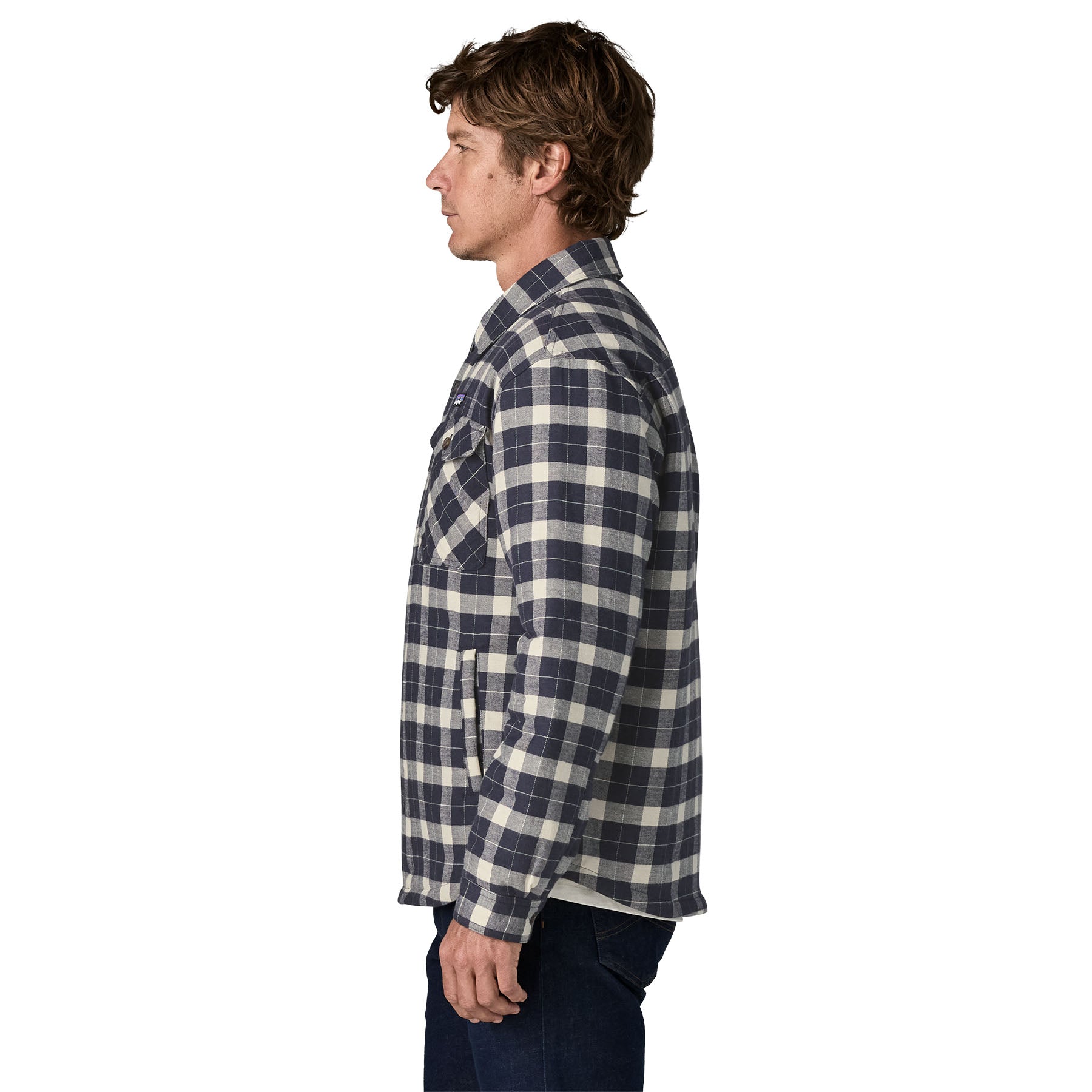 Ms LW Insulated Fjord Flannel Shirt Evergreen Fjord Smol Bild 4