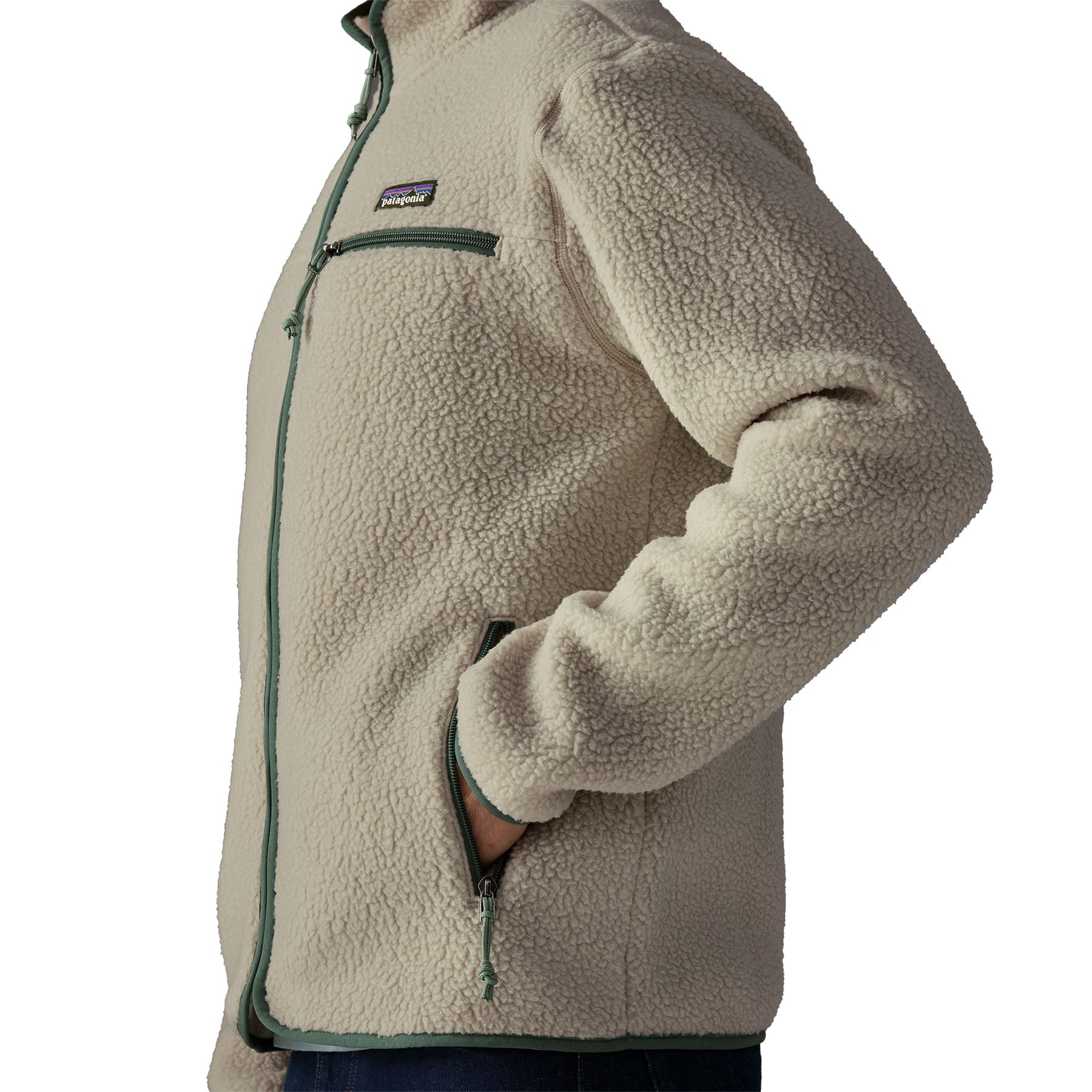 Ms Retro Pile Jkt Pelican w/Canopy Gre Bild 4