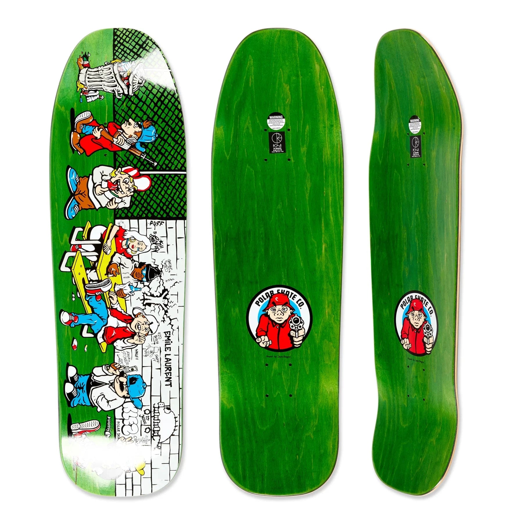 Polar Skate Co. Emile Laurent | High School Deck - 9.25" Decks Polar Skate Co.