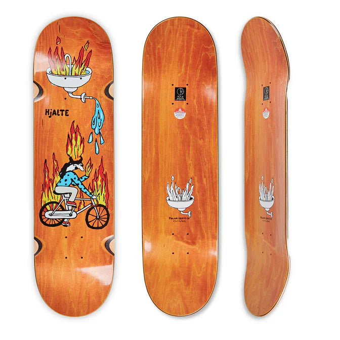 Polar Skate Co. Hjalte Halberg - Fire Ride Deck Wheel Well - 8.5" Decks Polar Skate Co.