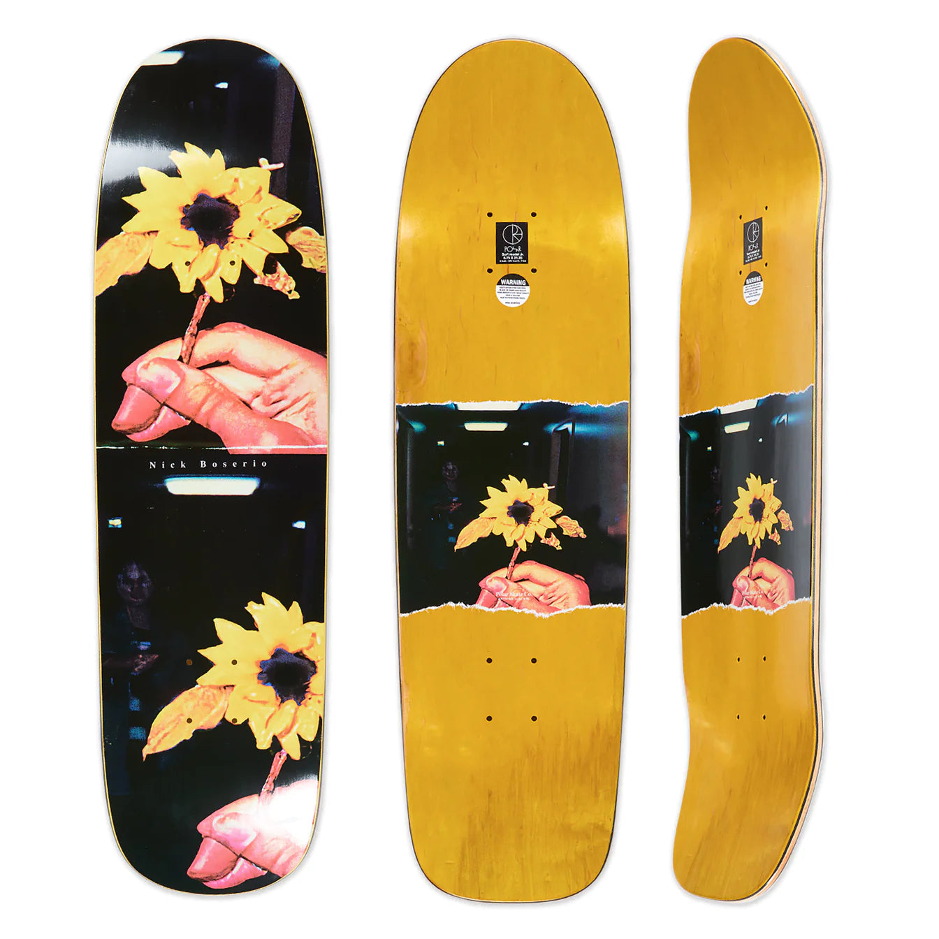 Polar Skate Co. Nick Boserio - Flower Deck - 8,625" Decks Polar Skate Co.