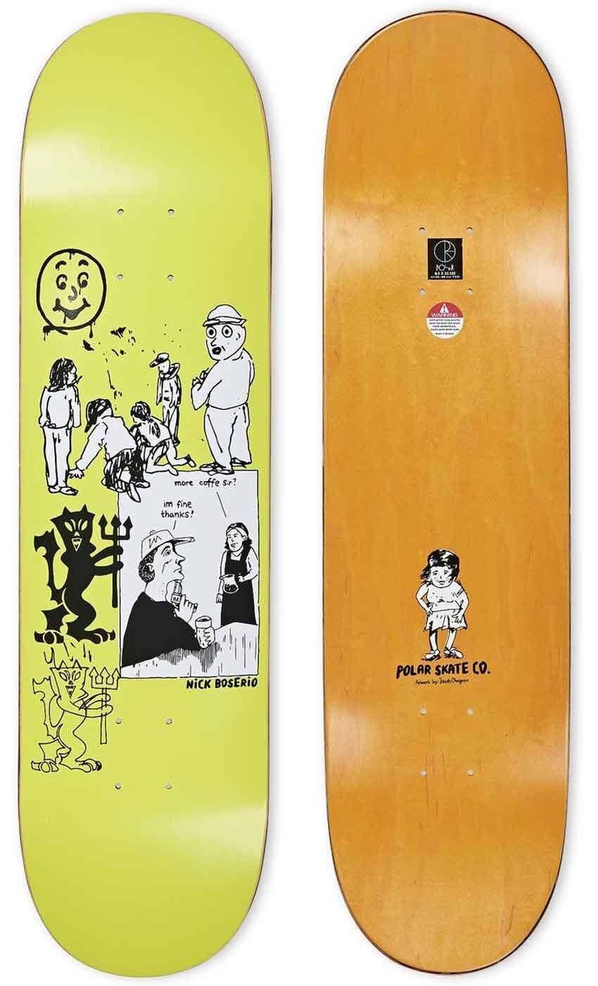 Polar Skate Co. Nick Boserio - Year 2020 Deck - 8.75" Decks Polar Skate Co.