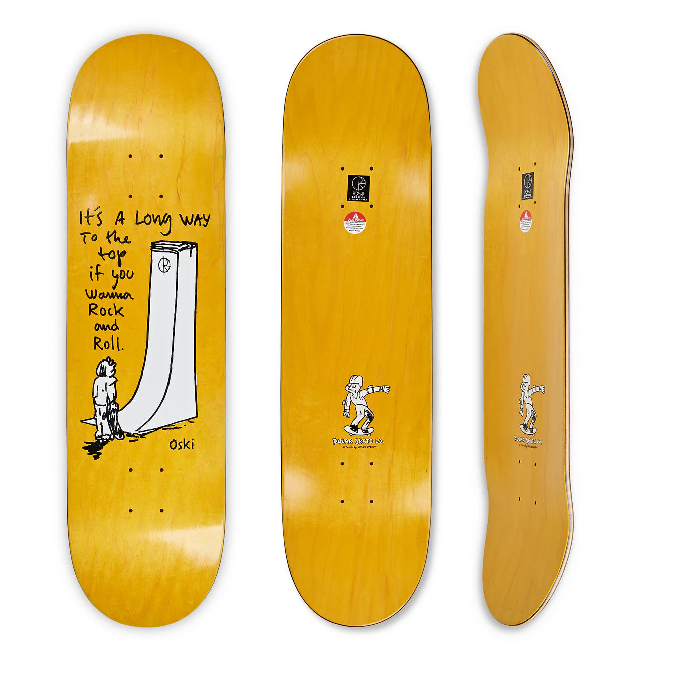 Polar Skate Co. Oskar Rozenberg - Rock & Roll Deck - 8.5" Decks Polar Skate Co.