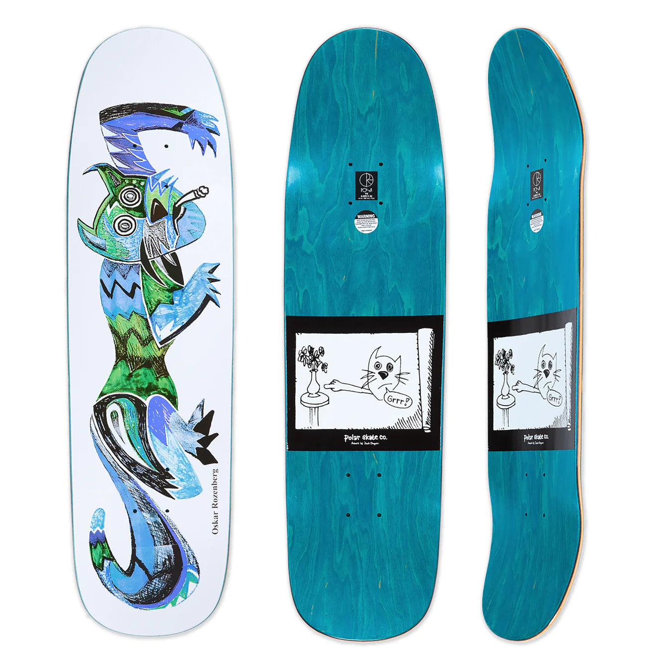 Polar Skate Co. Oskar Rozenberg - Trippin - P9 Decks Polar Skate Co.