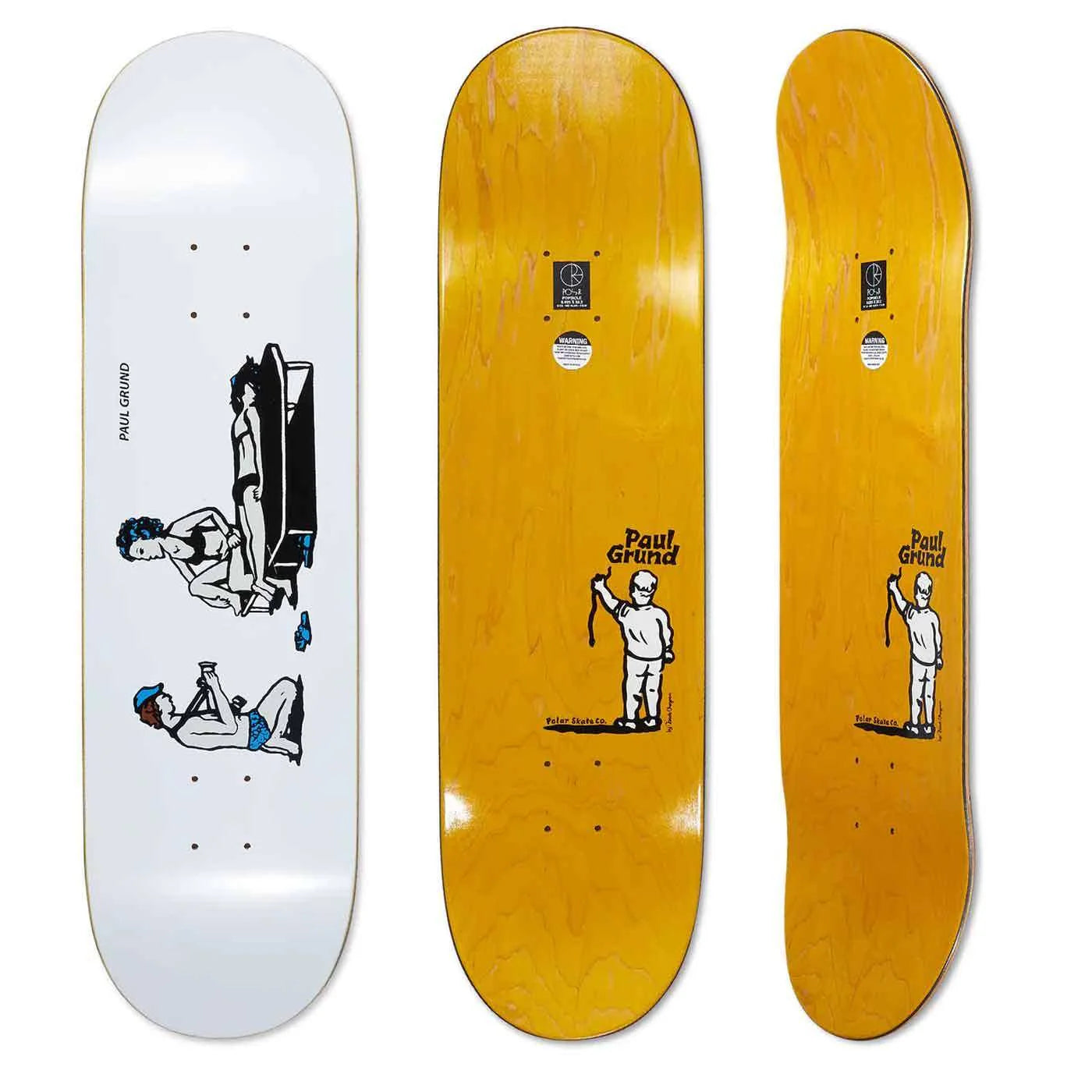 Polar Skate Co. Paul Grund - Photographer Popsicle Deck - 8.625" Decks Polar Skate Co.