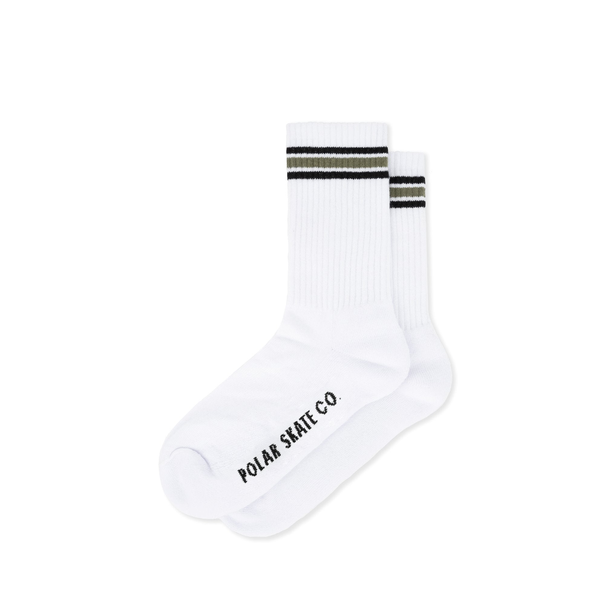 Polar Skate Co. Rib Stripe Socken Unisex Socken mittel Polar Skate Co.
