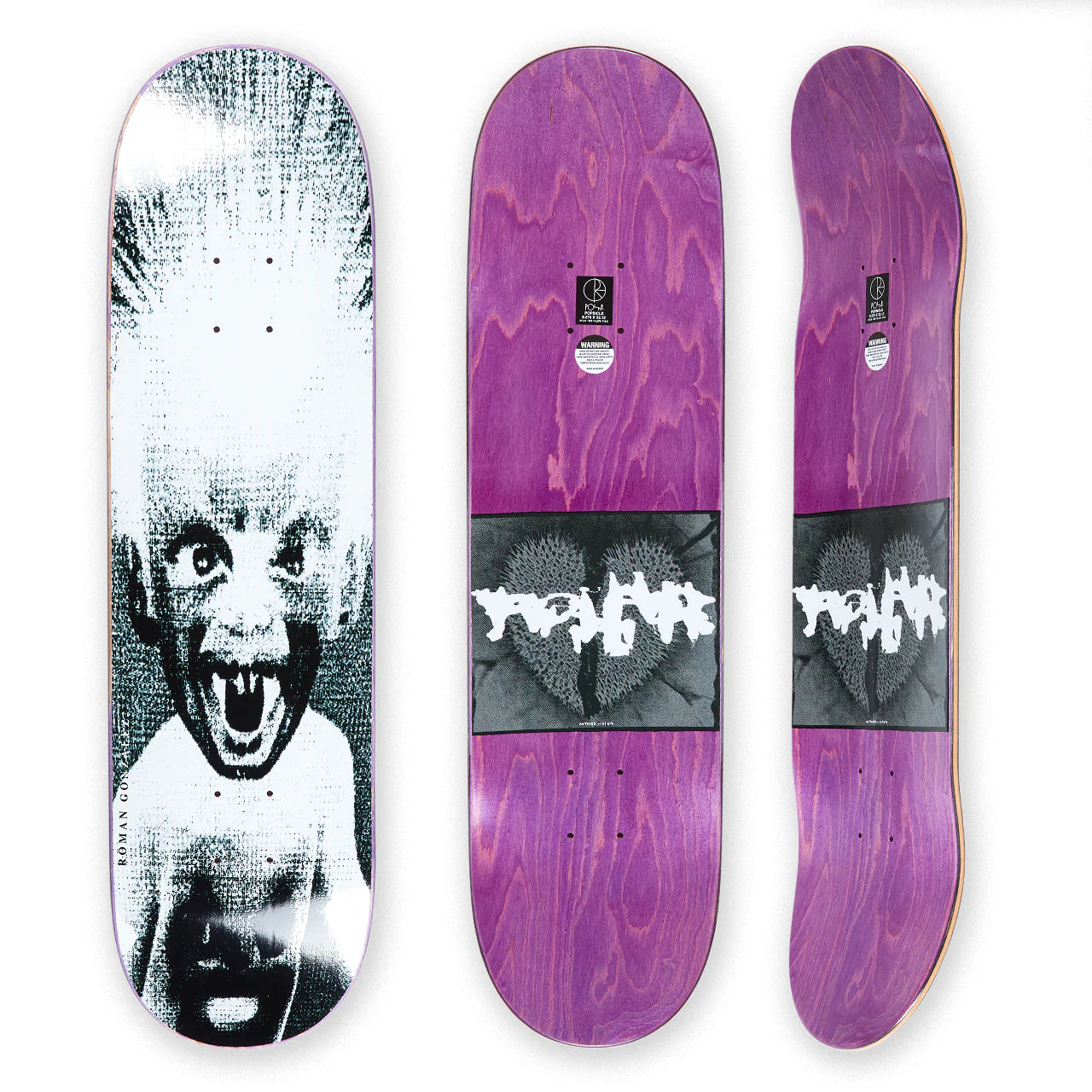 Polar Skate Co. Roman Gonzalez - Demon Child - 8.375" Decks Polar Skate Co.