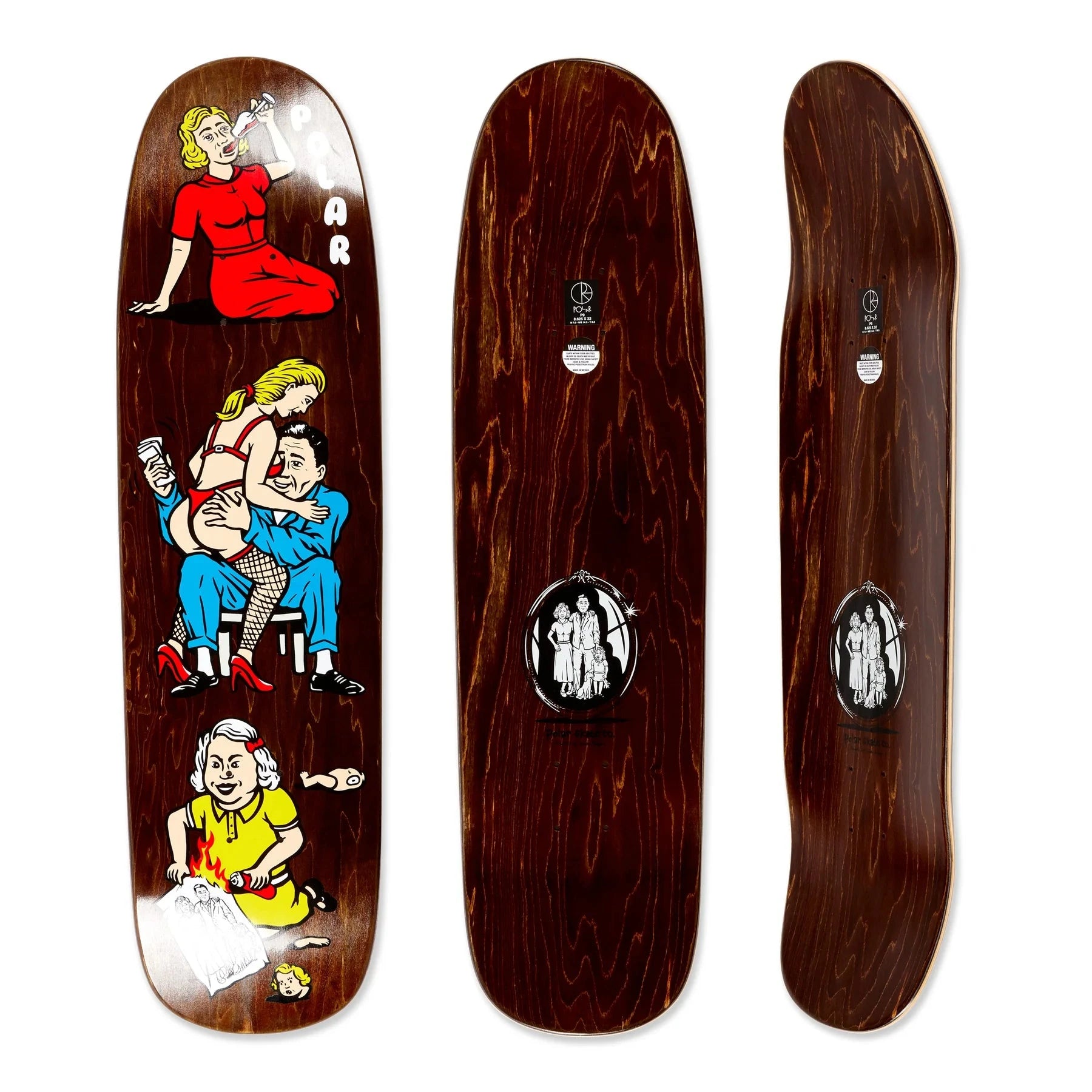 Polar Skate Co. Team Model | Family Affair Deck - 8.625" Decks Polar Skate Co.