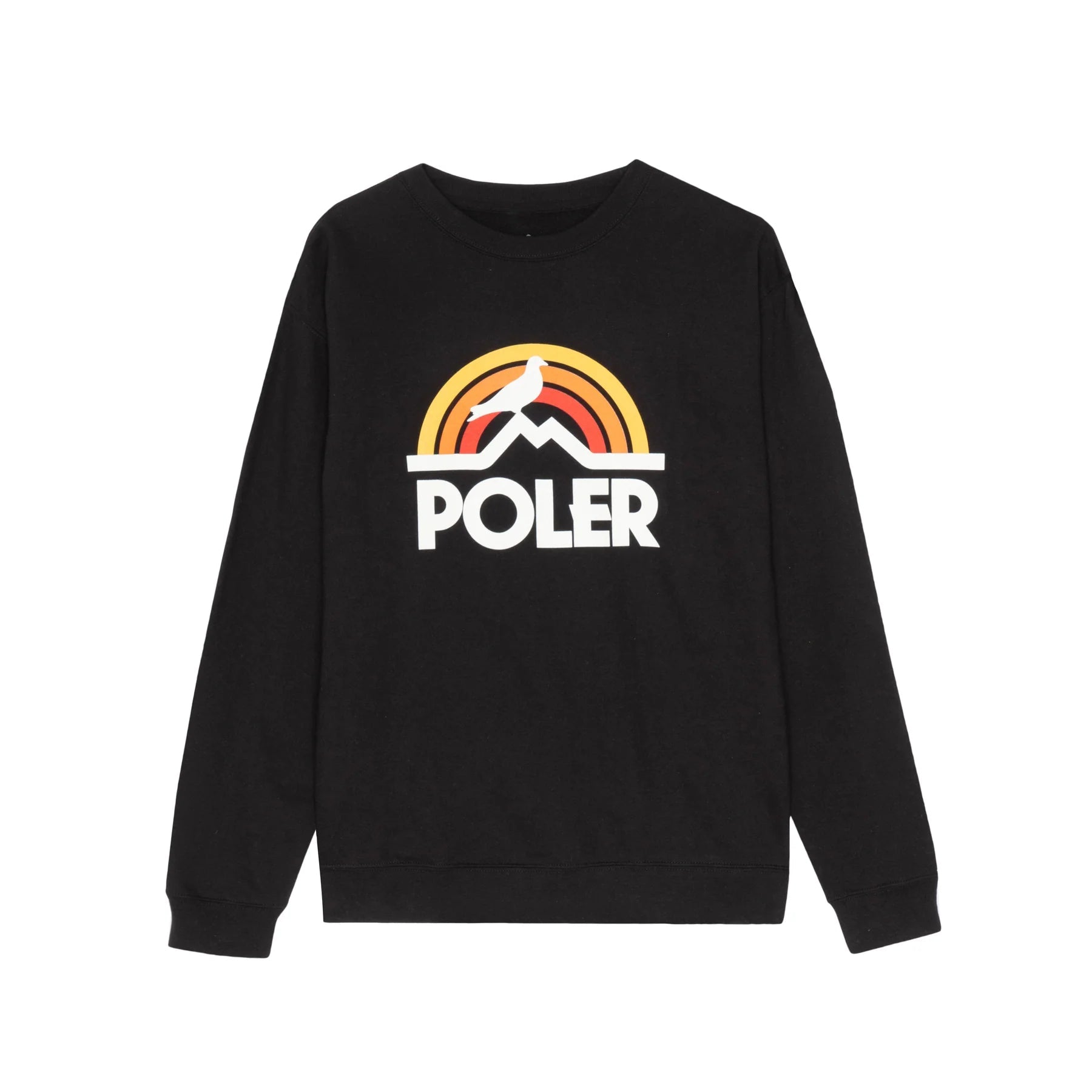 Poler x Staple Design "Pigeon Rainbow" Crewneck Herren Crewneck Poler