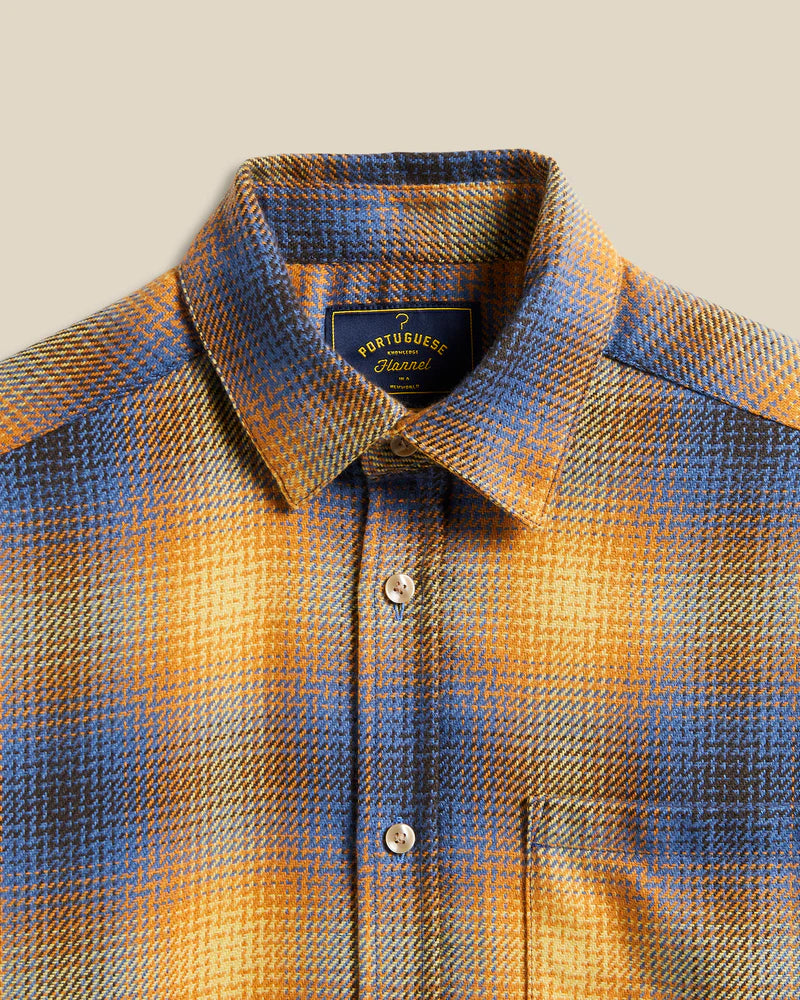 Portuguese Flannel Cerejeira Hemd Herren Langarm-Hemd Portuguese Flannel