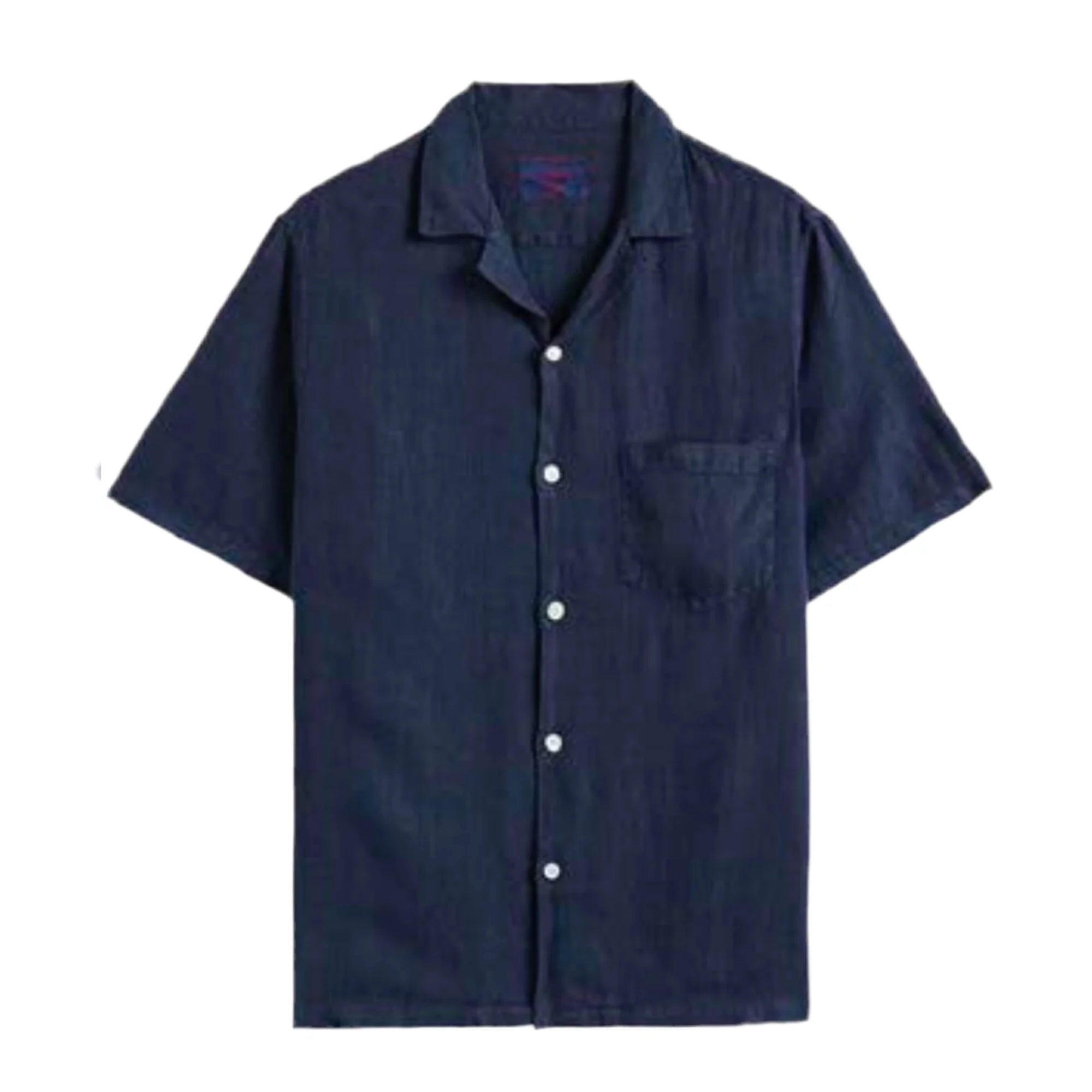 Portuguese Flannel LINEN CAMP COLLAR Hemd Herren Kurzarm-Hemd Portuguese Flannel