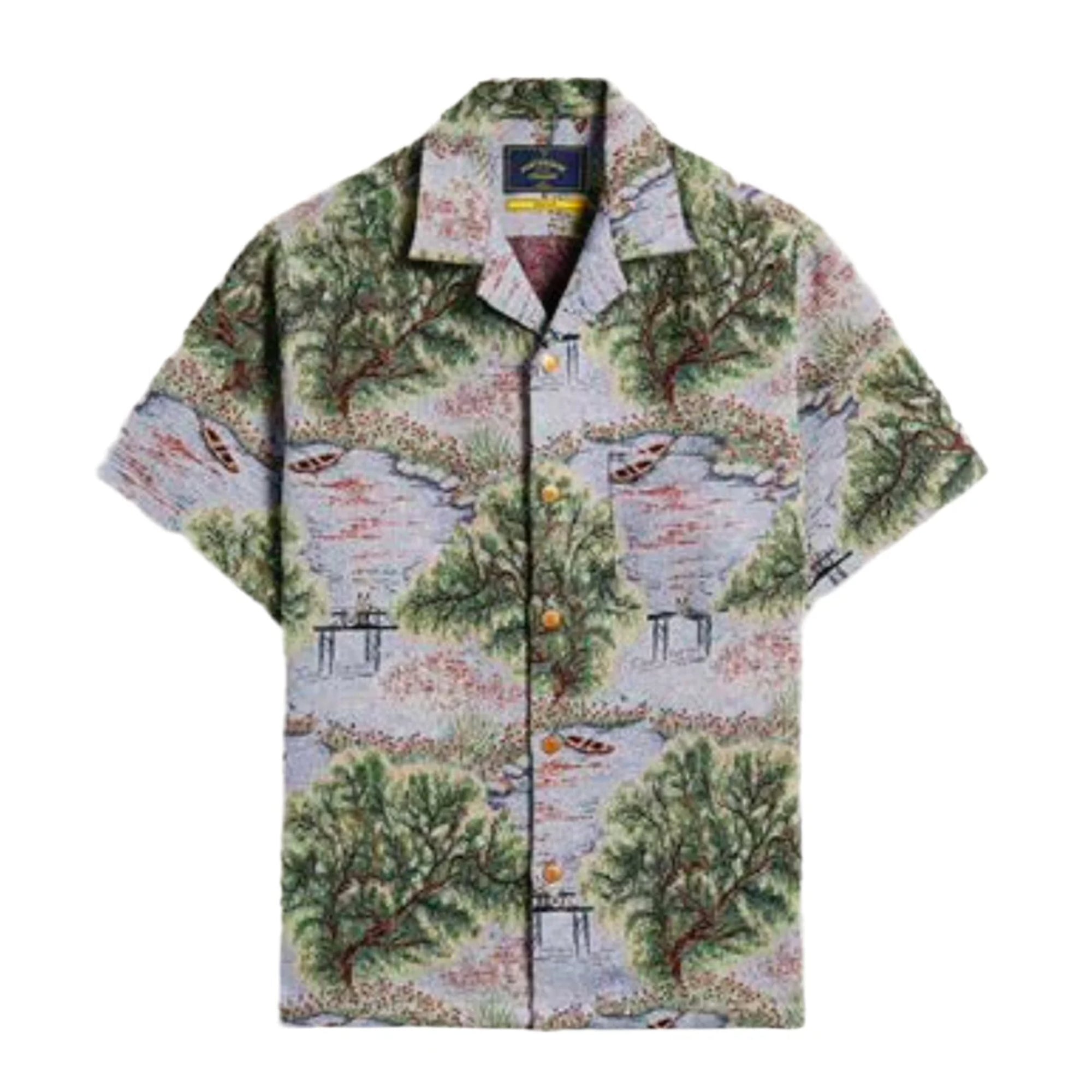 Portuguese Flannel Park Tapestry Hemd Herren Kurzarm-Hemd Portuguese Flannel