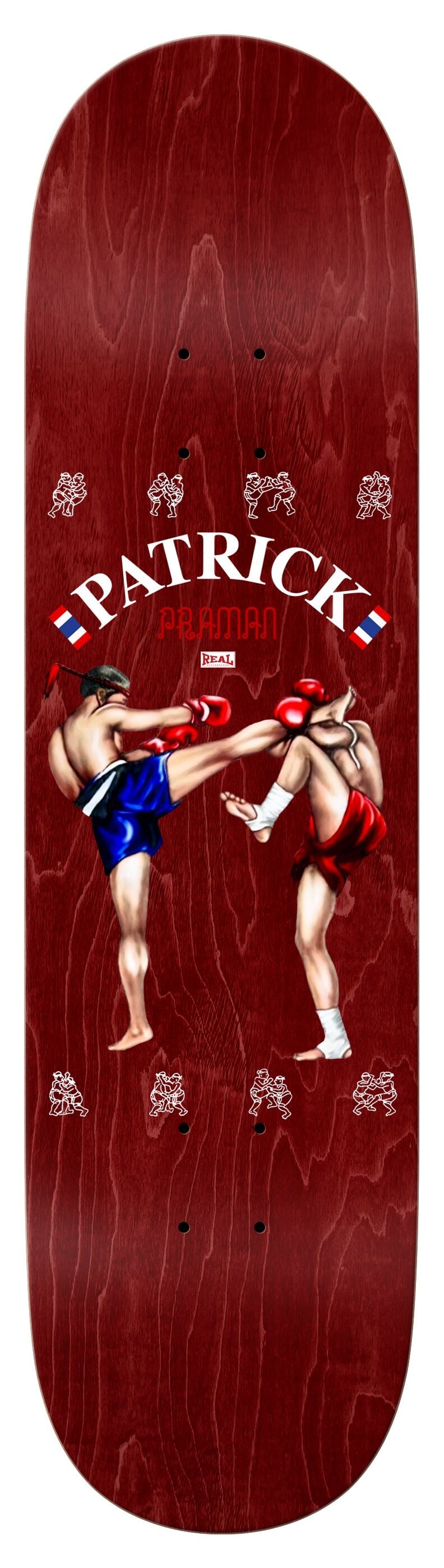 Real Muay Thai Praman 8.5" Deck Decks Real Skateboards