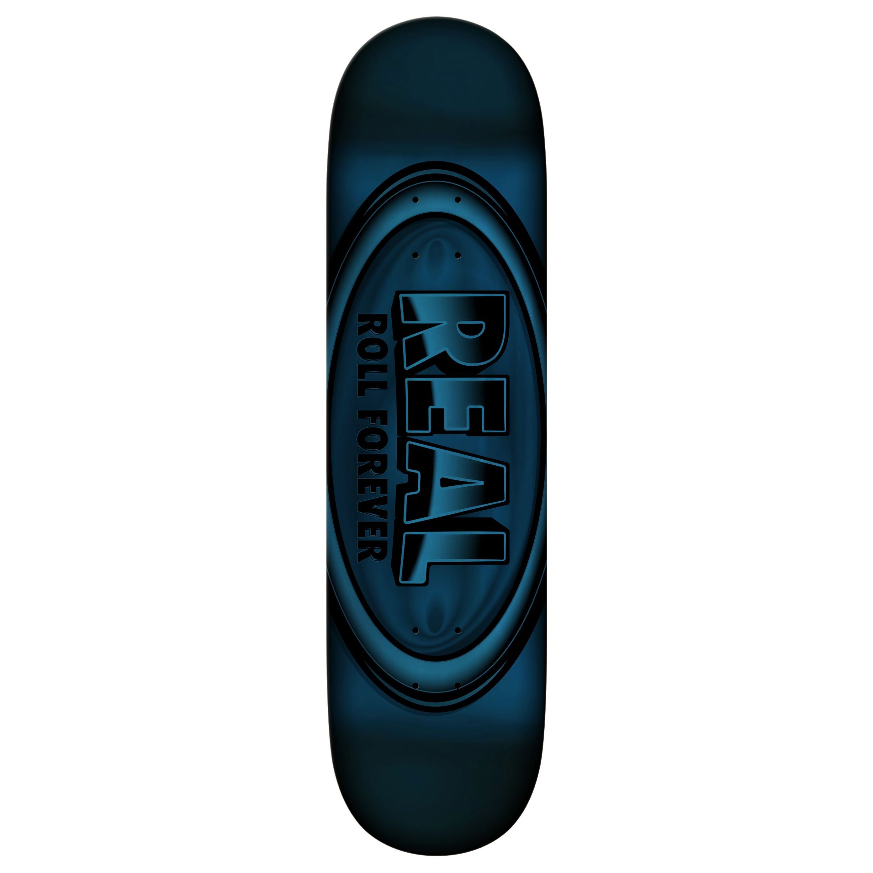 Real Oval "Blue" Foil DBX Deck - 8,50" Decks Real Skateboards