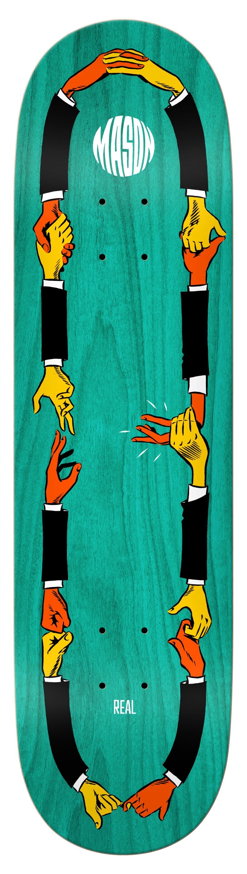 Real Shakes Mason 8.38" Deck Decks Real Skateboards