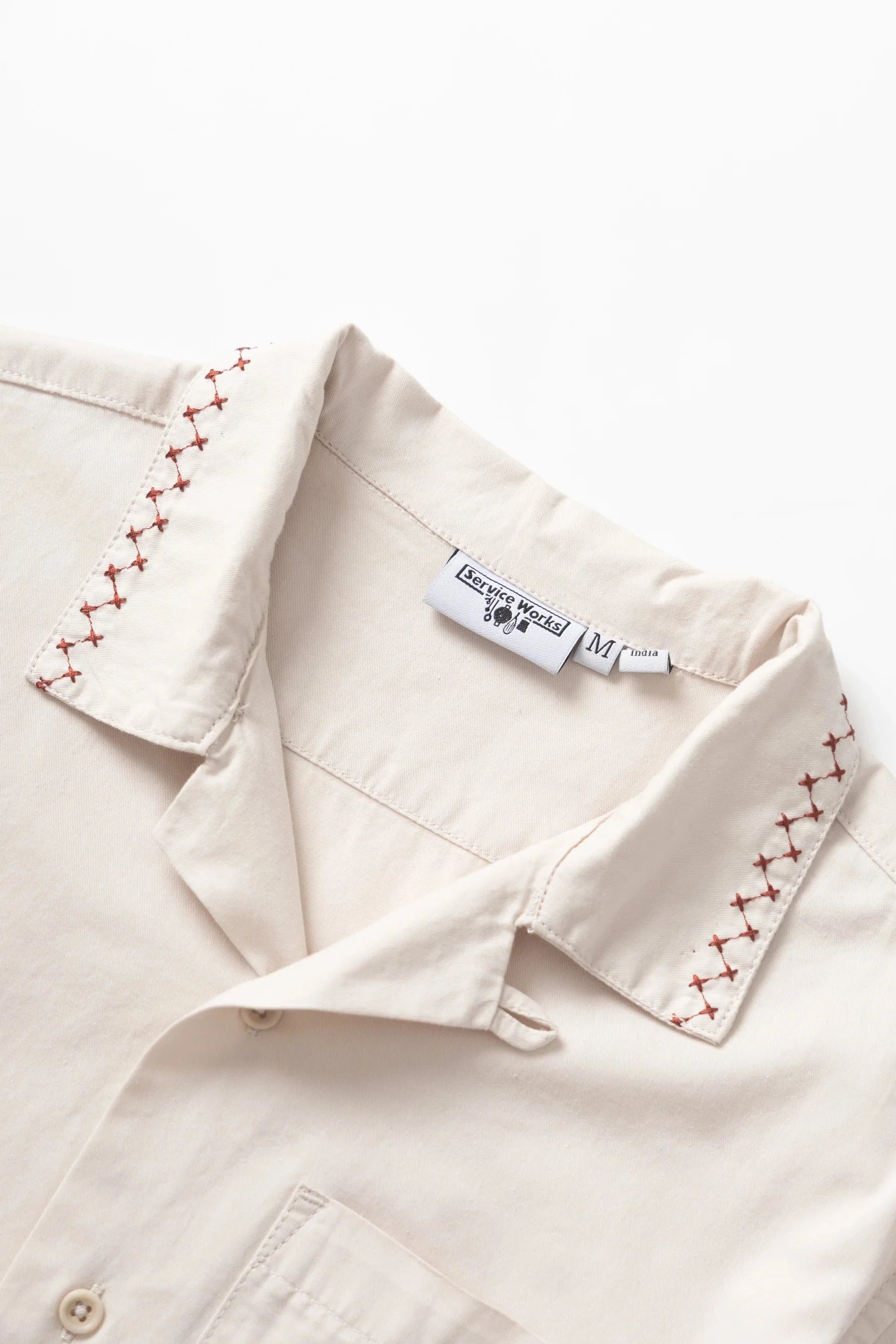 Service Works Border Shirt Herren Kurzarm-Hemd Service Works