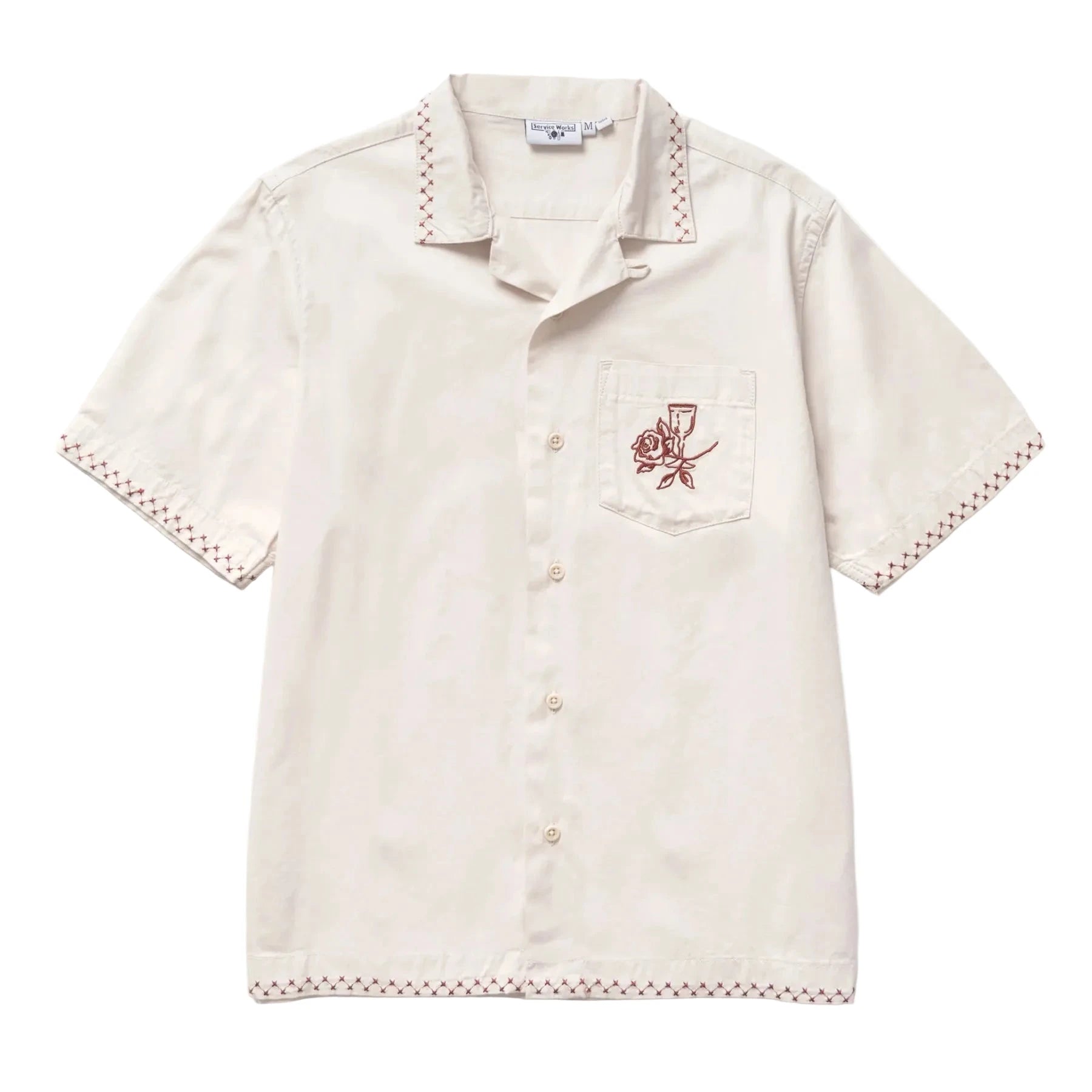 Service Works Border Shirt Herren Kurzarm-Hemd Service Works