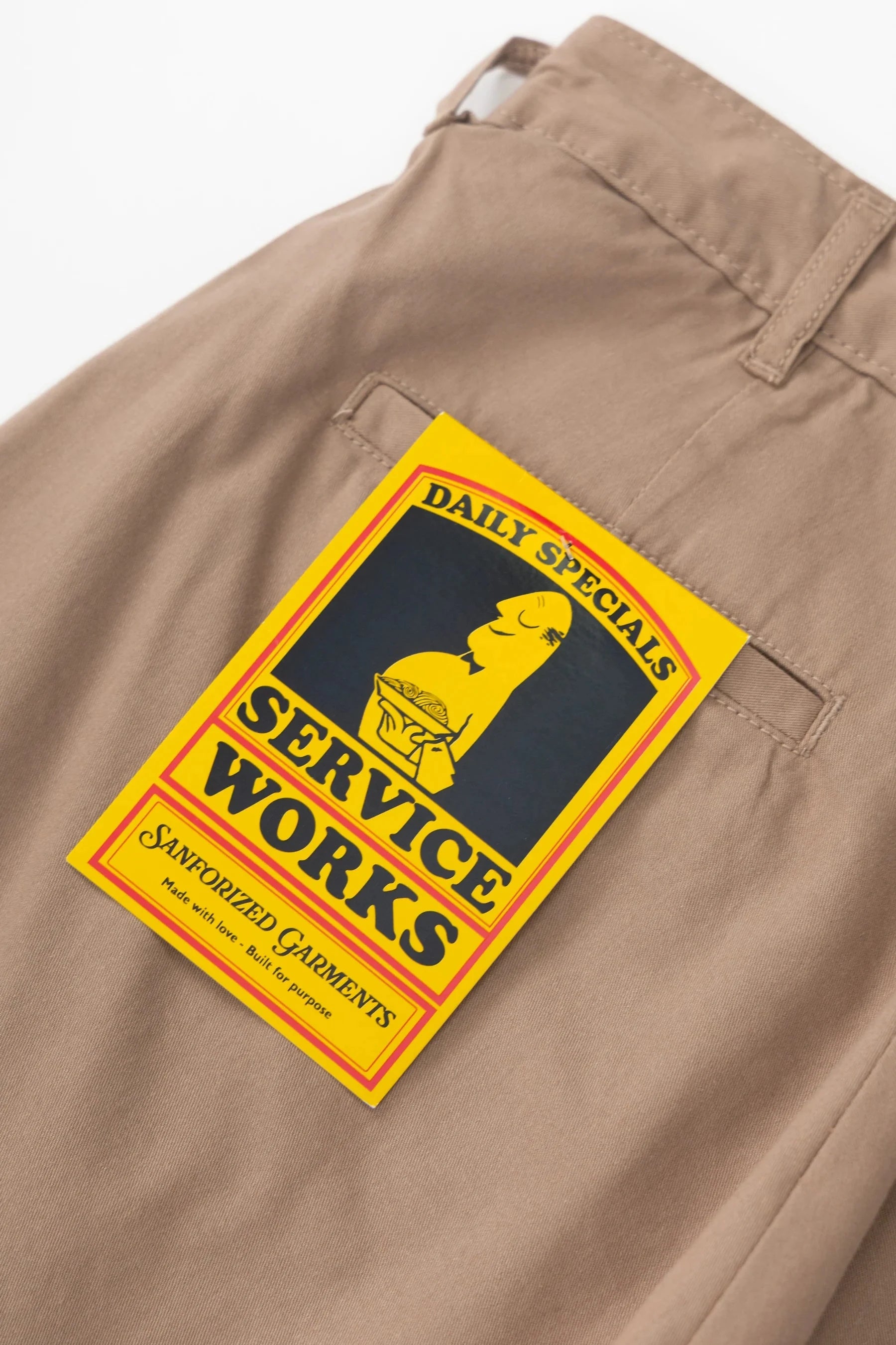 Service Works Drill Part Timer Shorts Herren Chino-Short Service Works