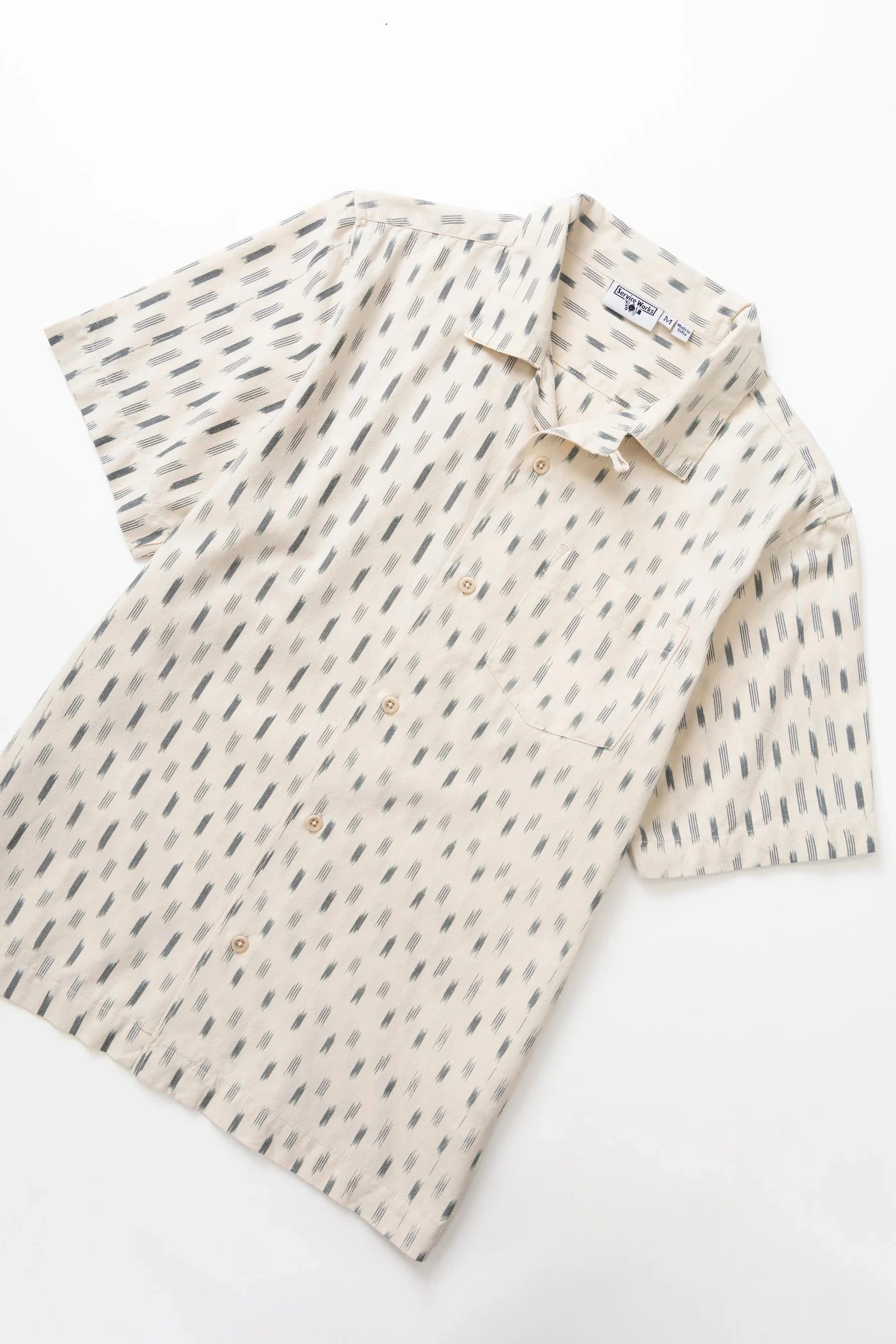 Service Works Ikat Shirt Herren Kurzarm-Hemd Service Works