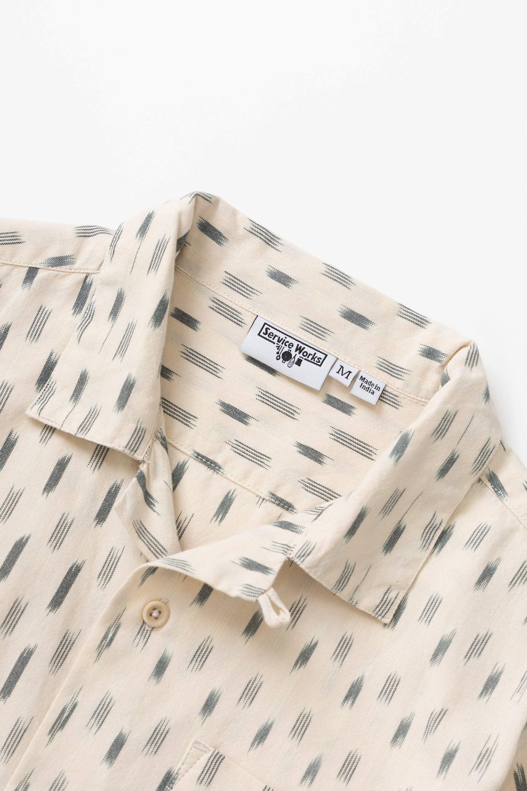 Service Works Ikat Shirt Herren Kurzarm-Hemd Service Works