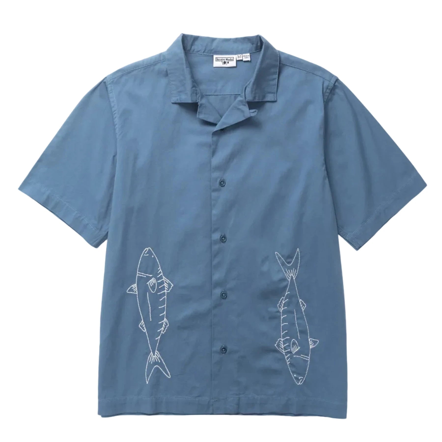 Service Works Mackerel Shirt Herren Kurzarm-Hemd Service Works