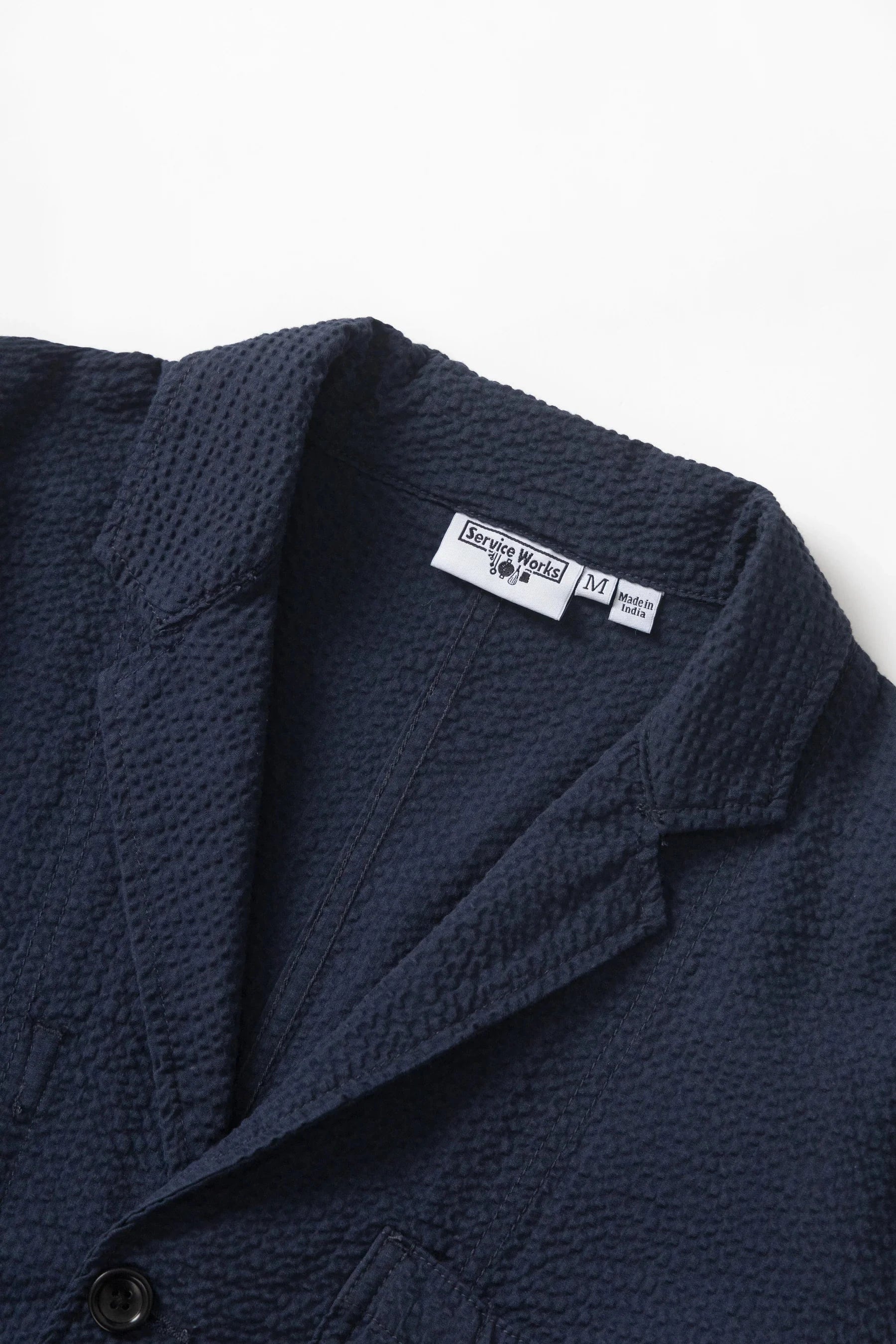 Service Works Seersucker Server Suit Jacket Herren Casual-Jacke Service Works